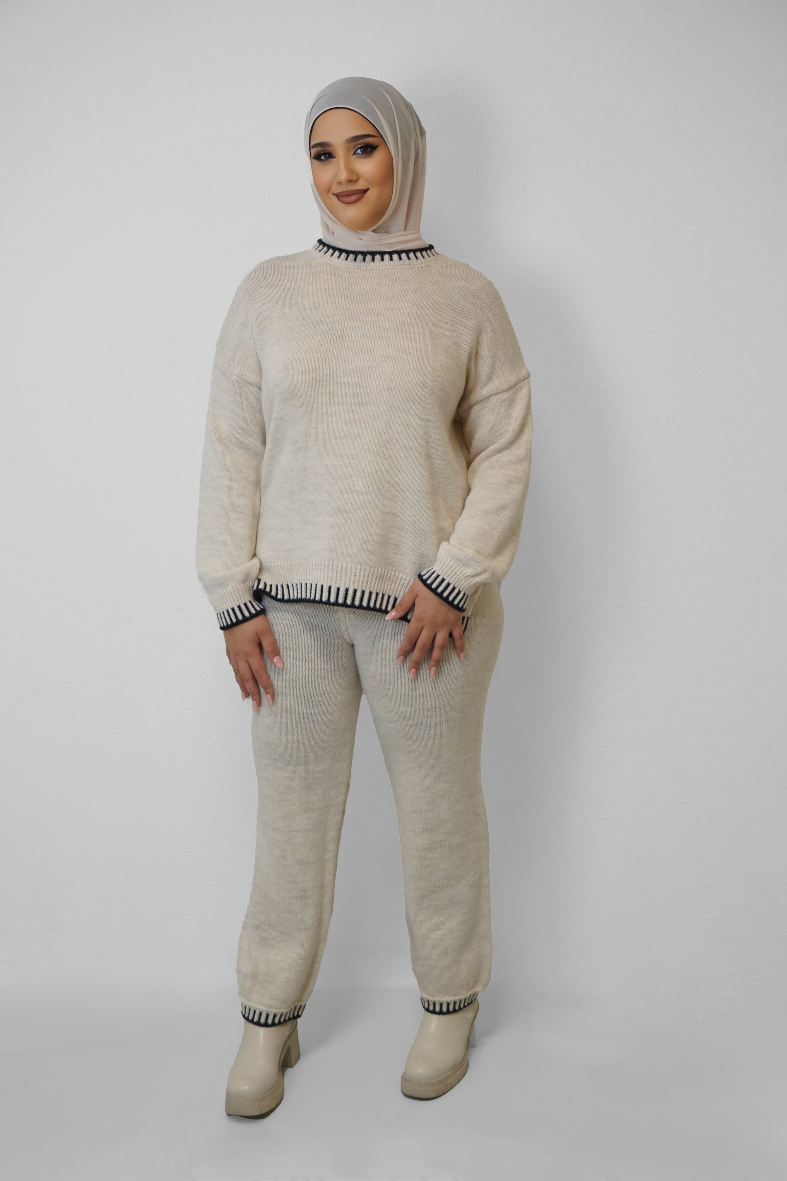 Strick Zwei-Teiler Hazar Beige