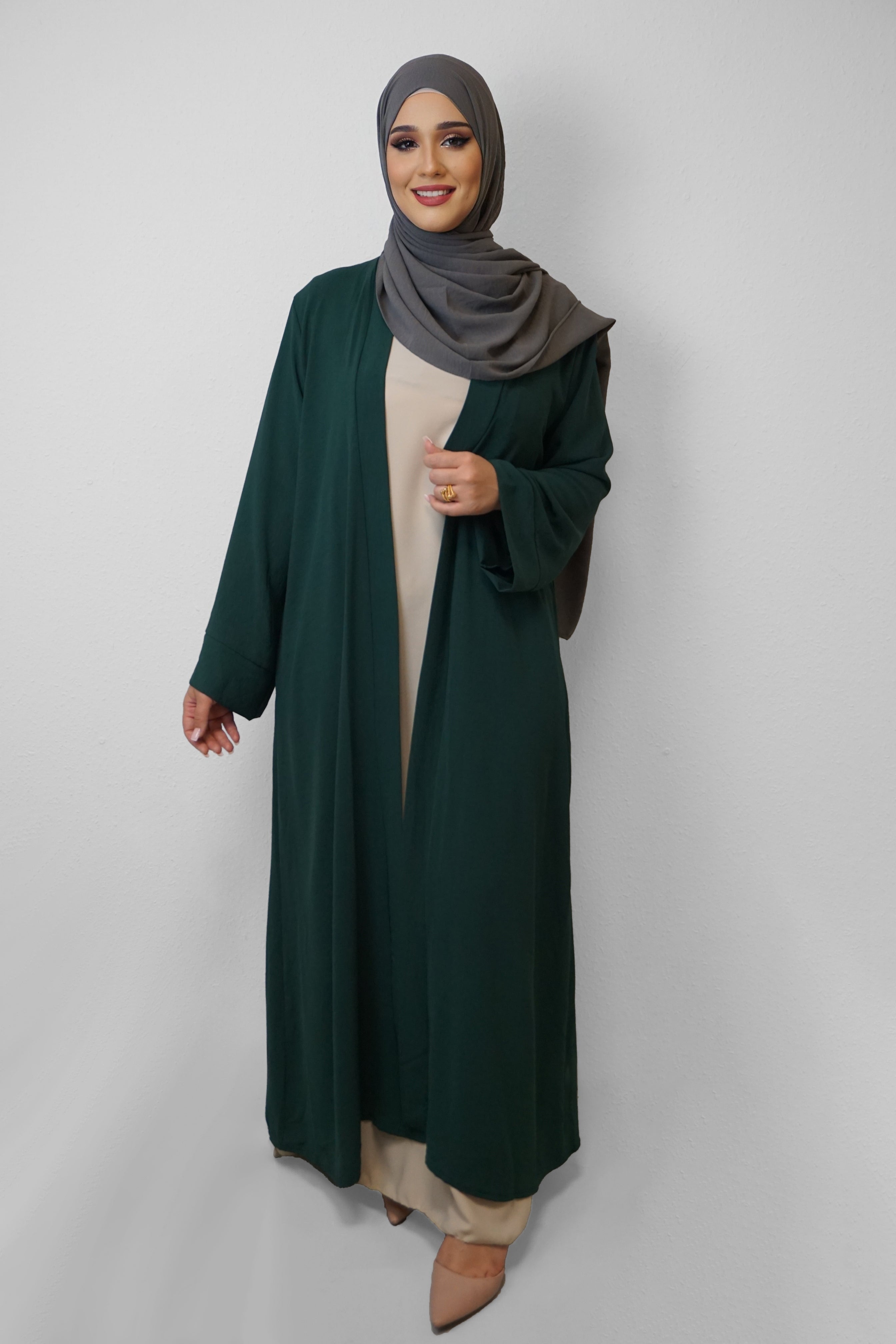 Kimono Narges Smaragdgrün