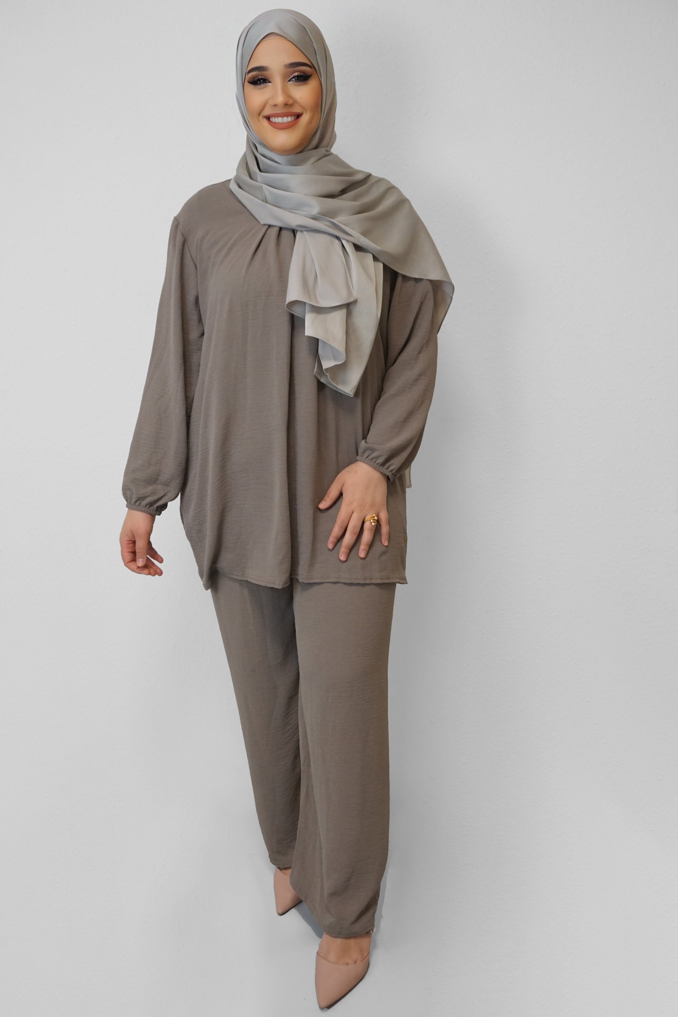 Zweiteiler Siebel Taupe