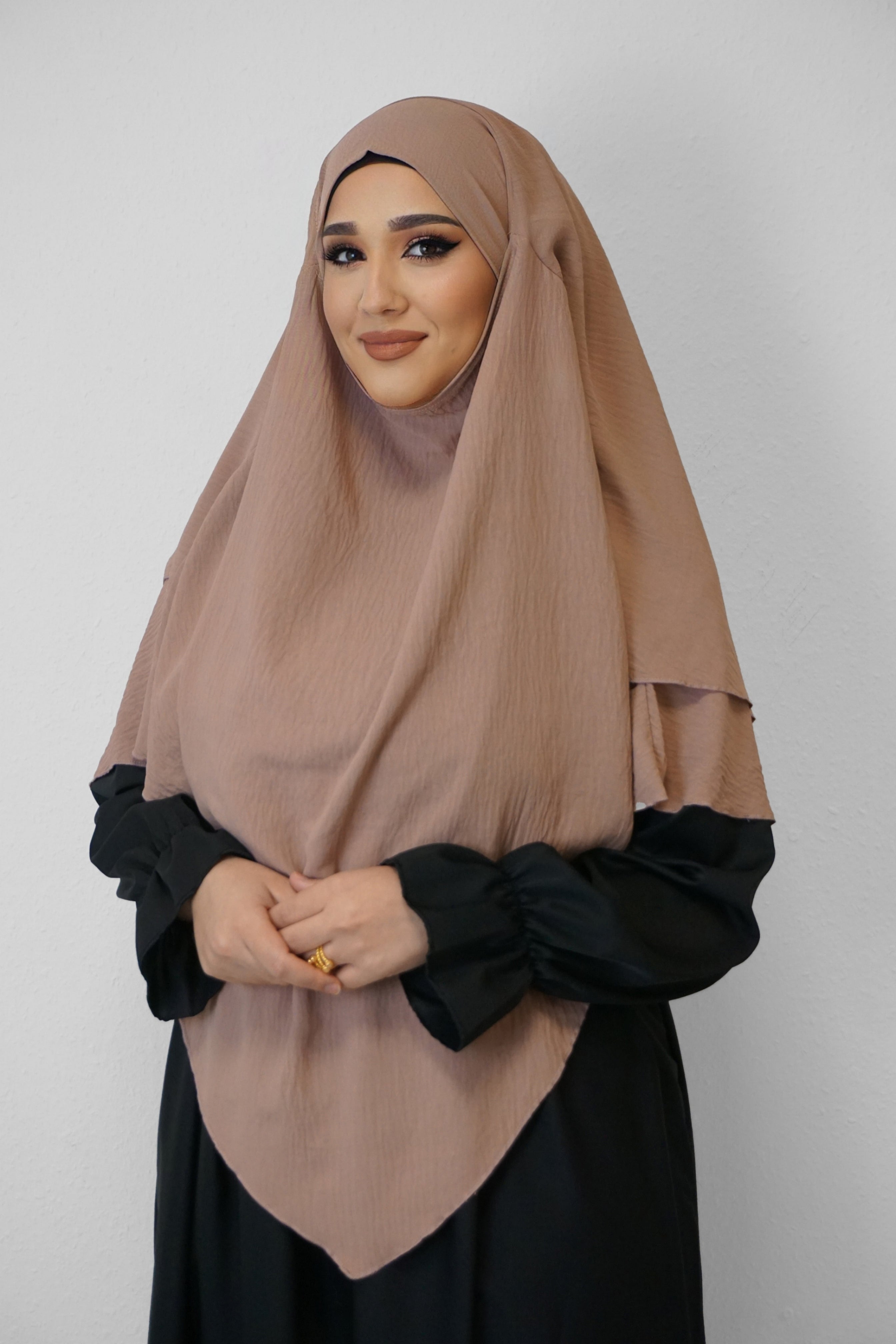 Jazz Khimar 2-lagig Light-Beige