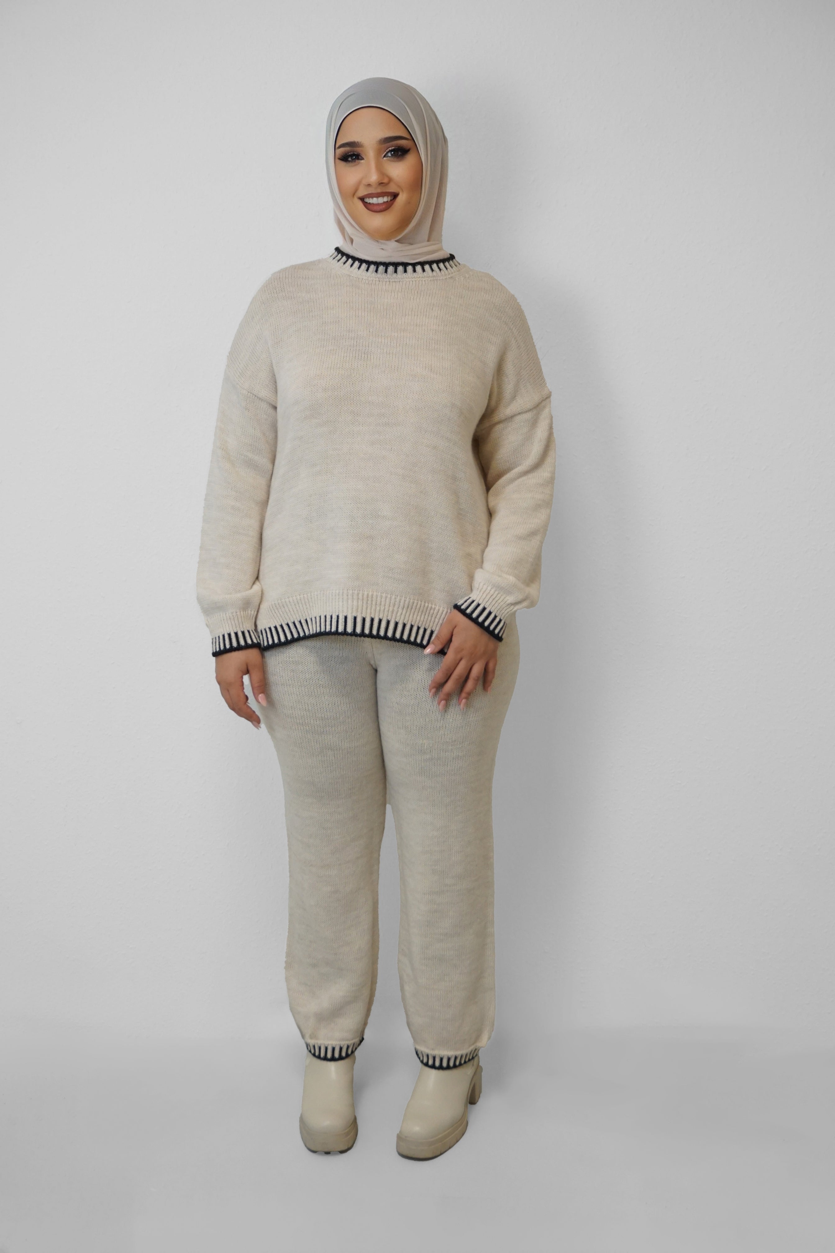 Strick Zwei-Teiler Hazar Beige