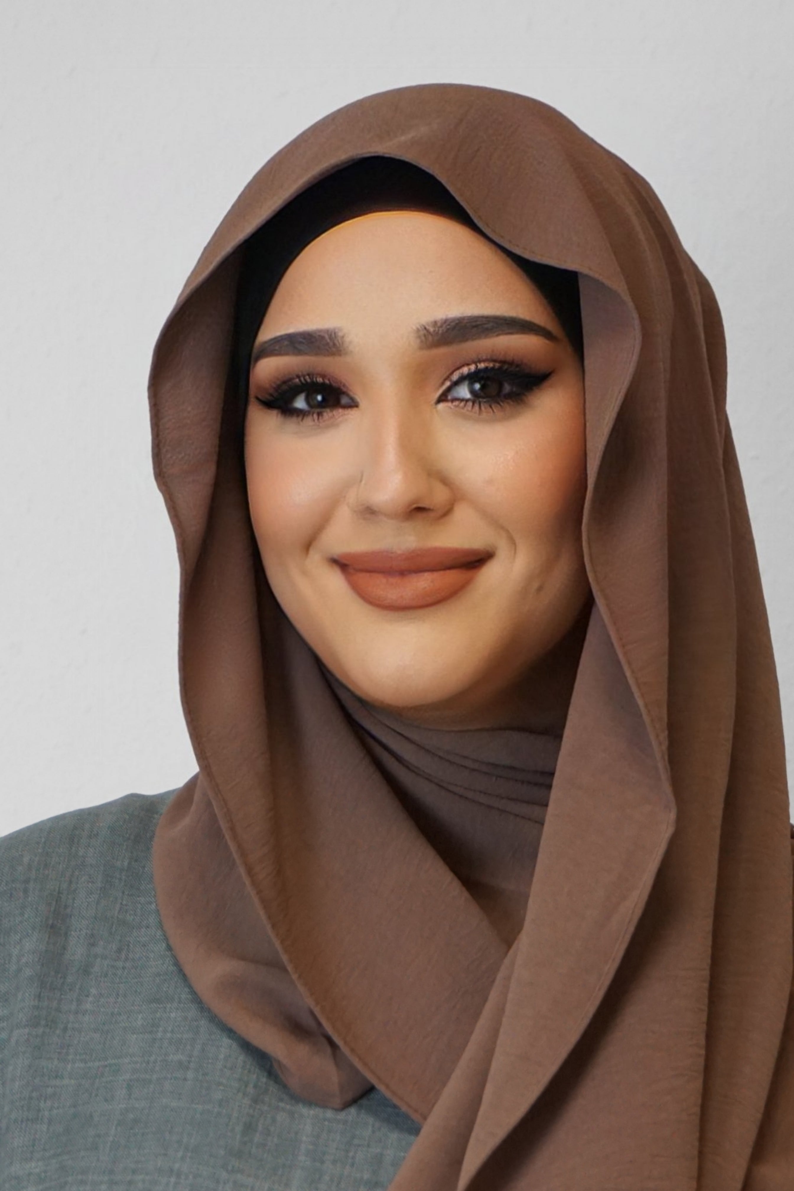 Jazz Hijab Dunkelbraun