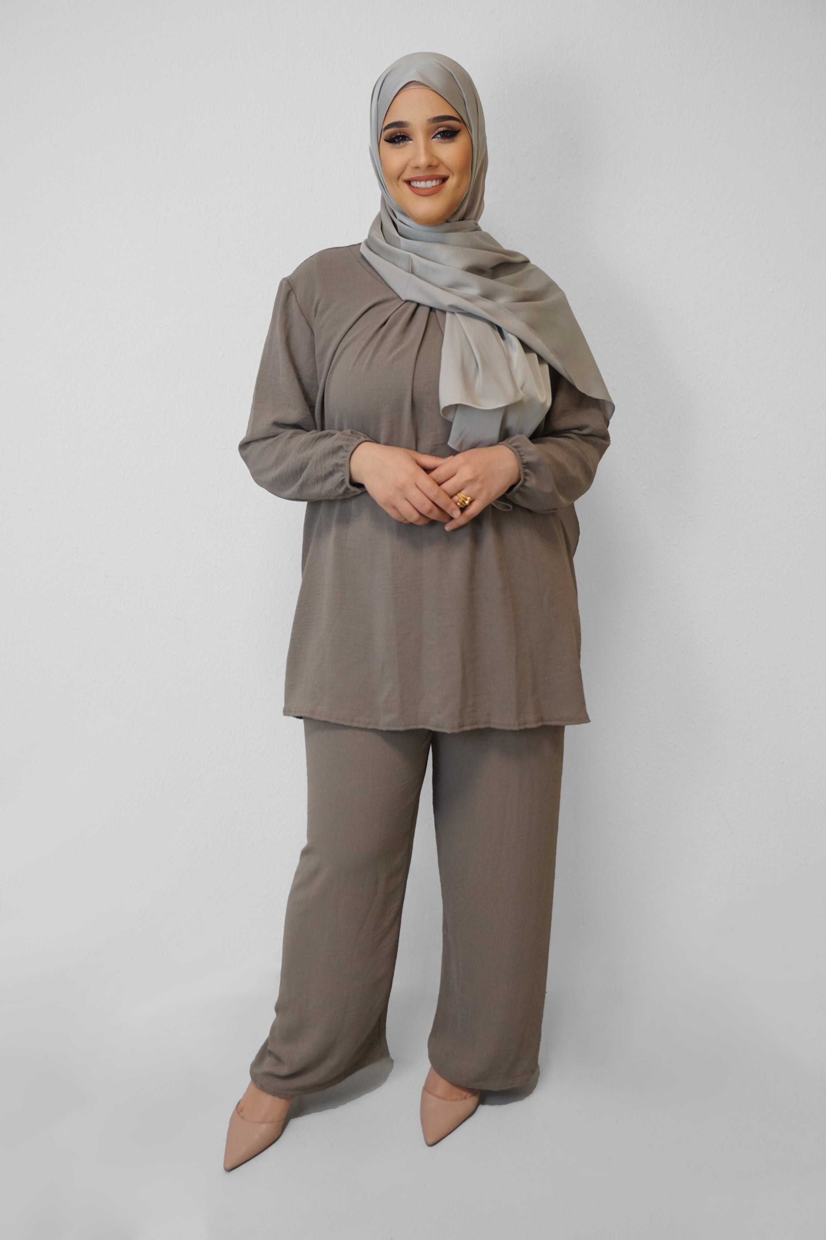 Zweiteiler Siebel Taupe