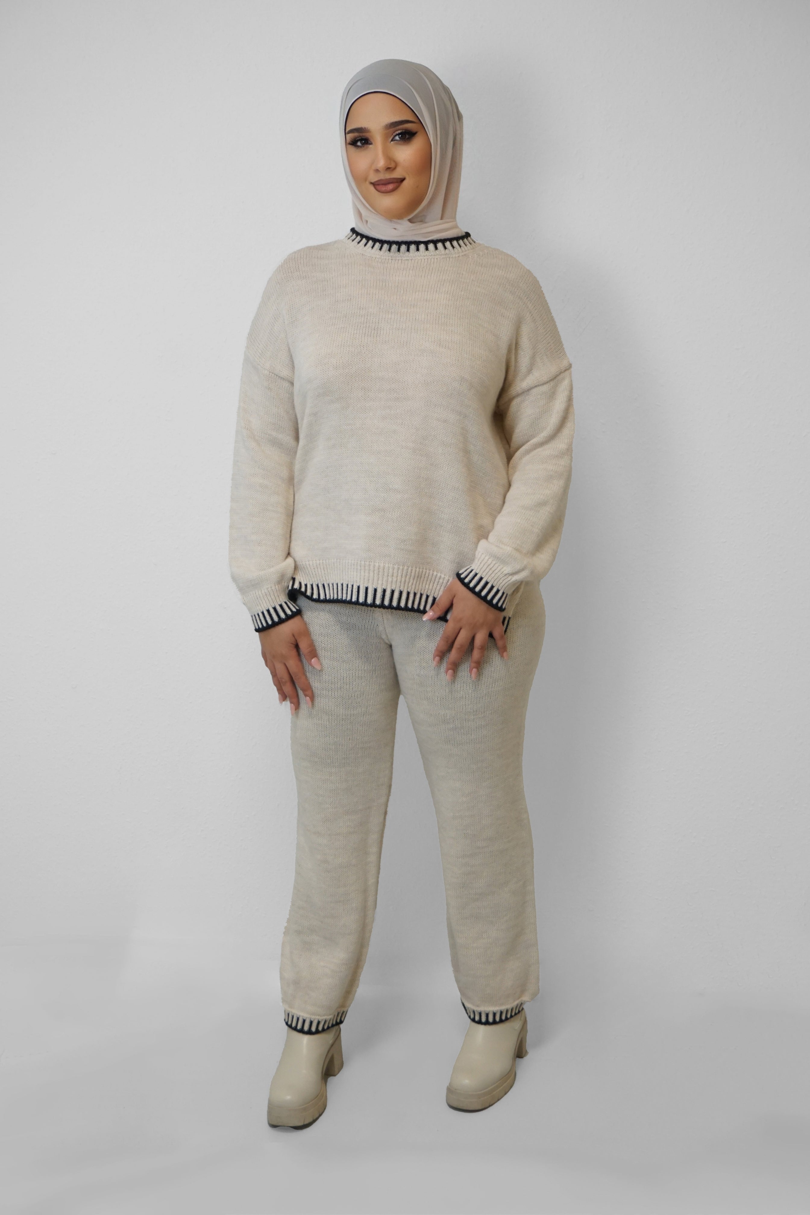 Strick Zwei-Teiler Hazar Beige