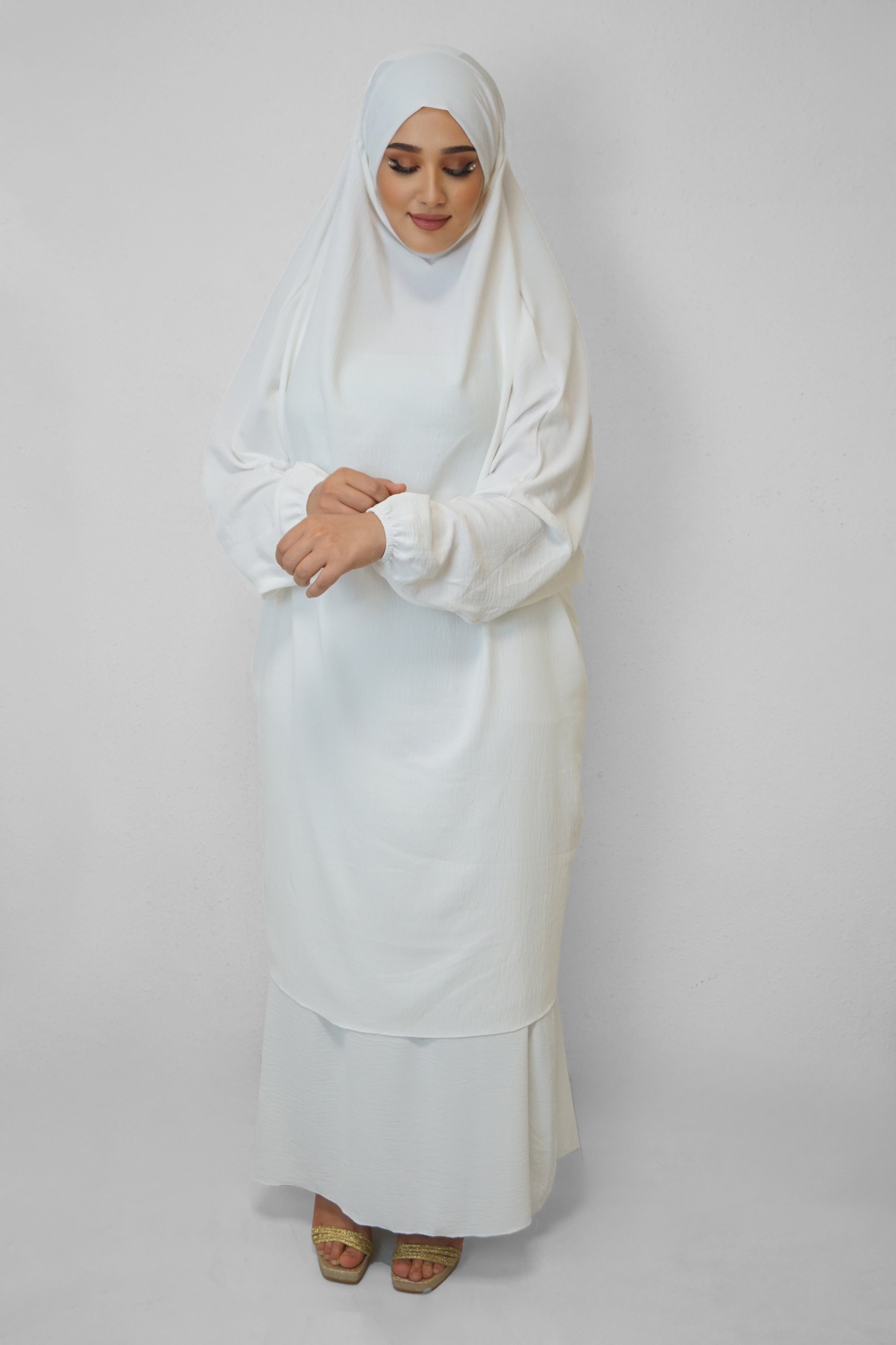 Jazz Jilbab Weiss