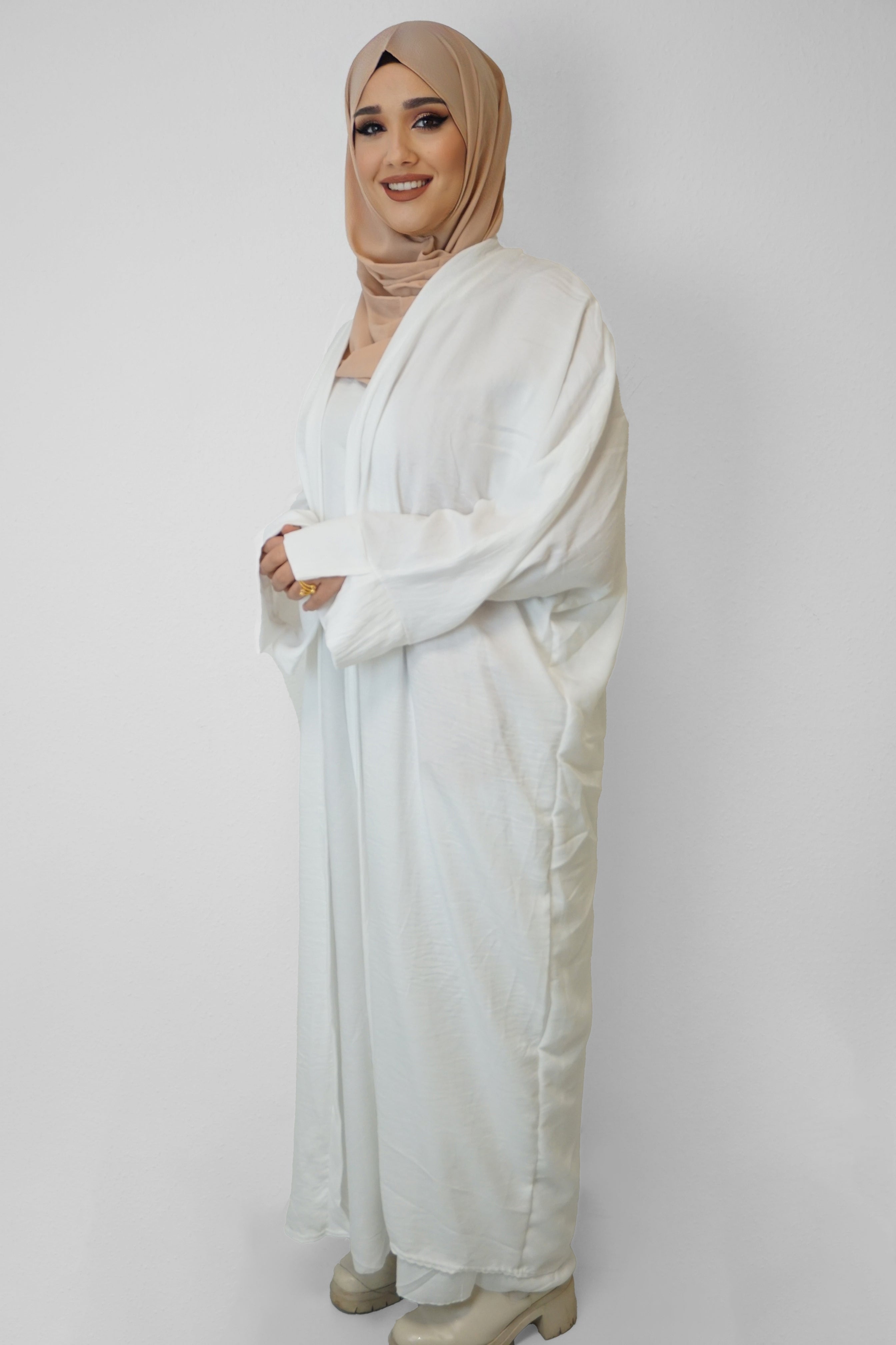 Zwei-Teiler Abaya Nasira Weiss