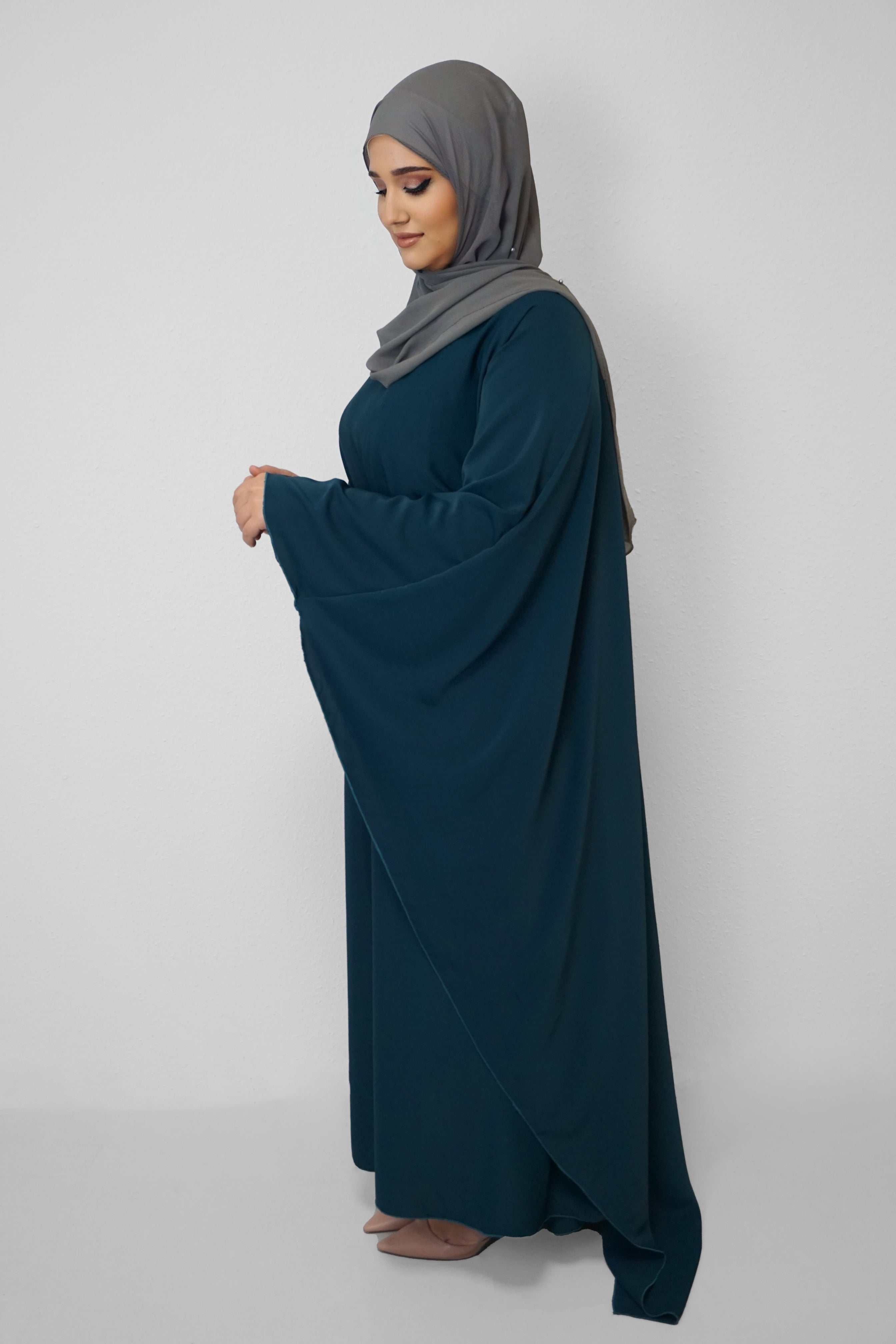 Abaya Essra Petrolblau