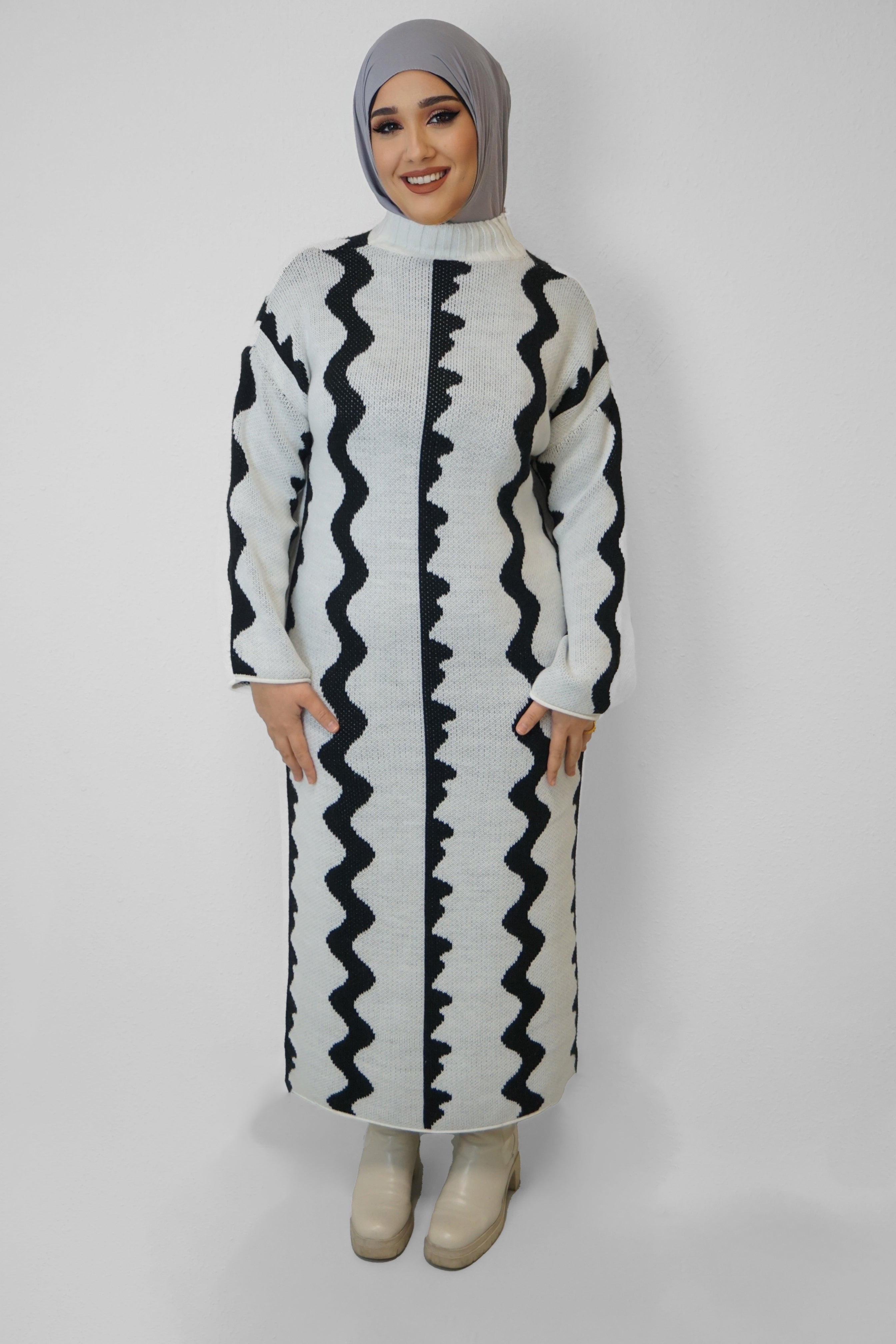 Maxi Strick-Kleid Zeynep Weiss