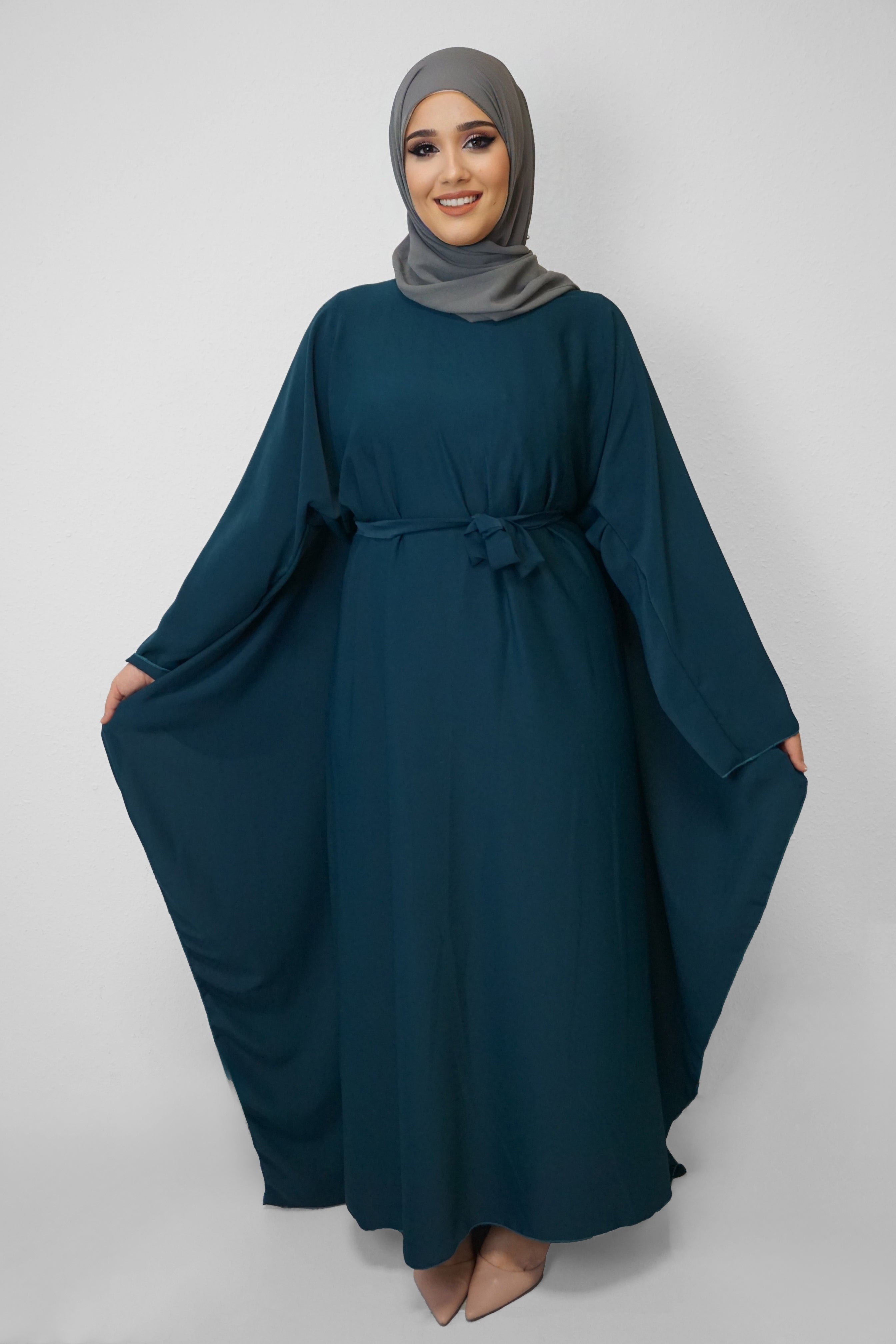 Abaya Essra Petrolblau