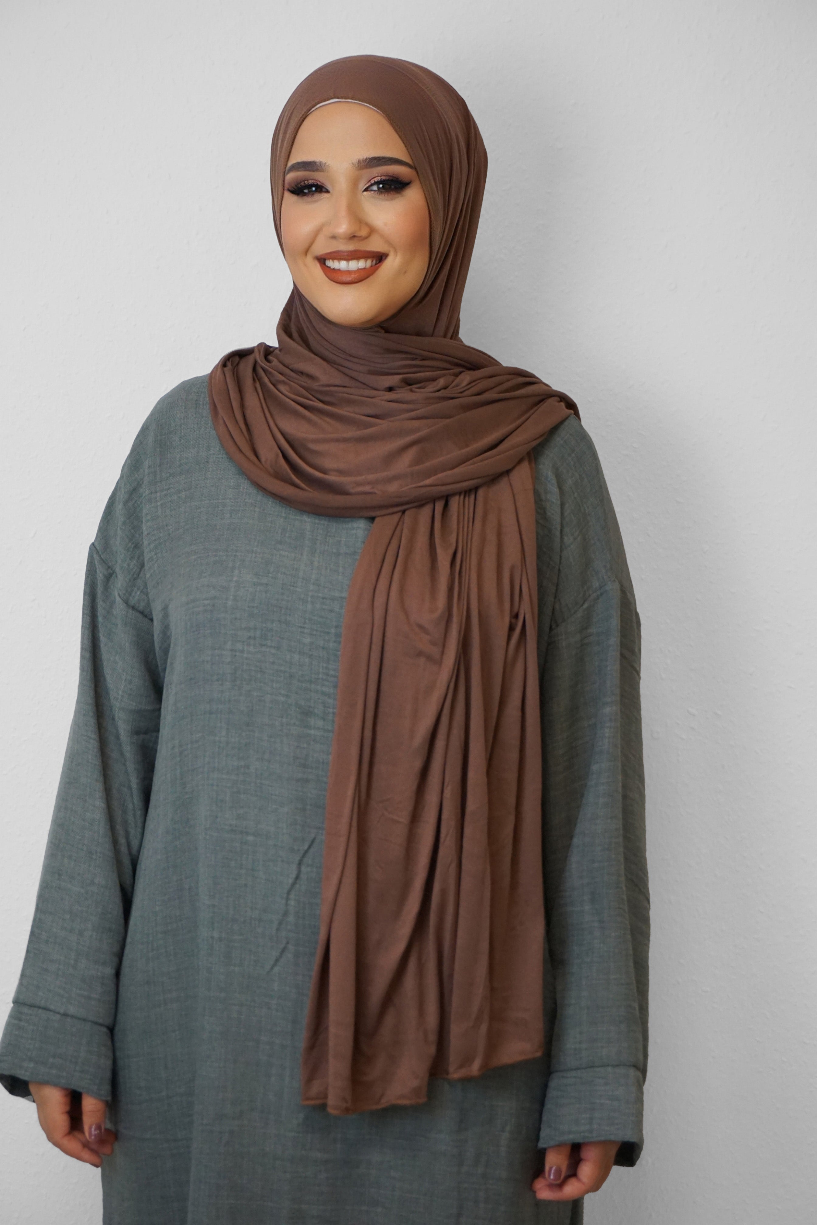 Jersey XL Hijab Schoko