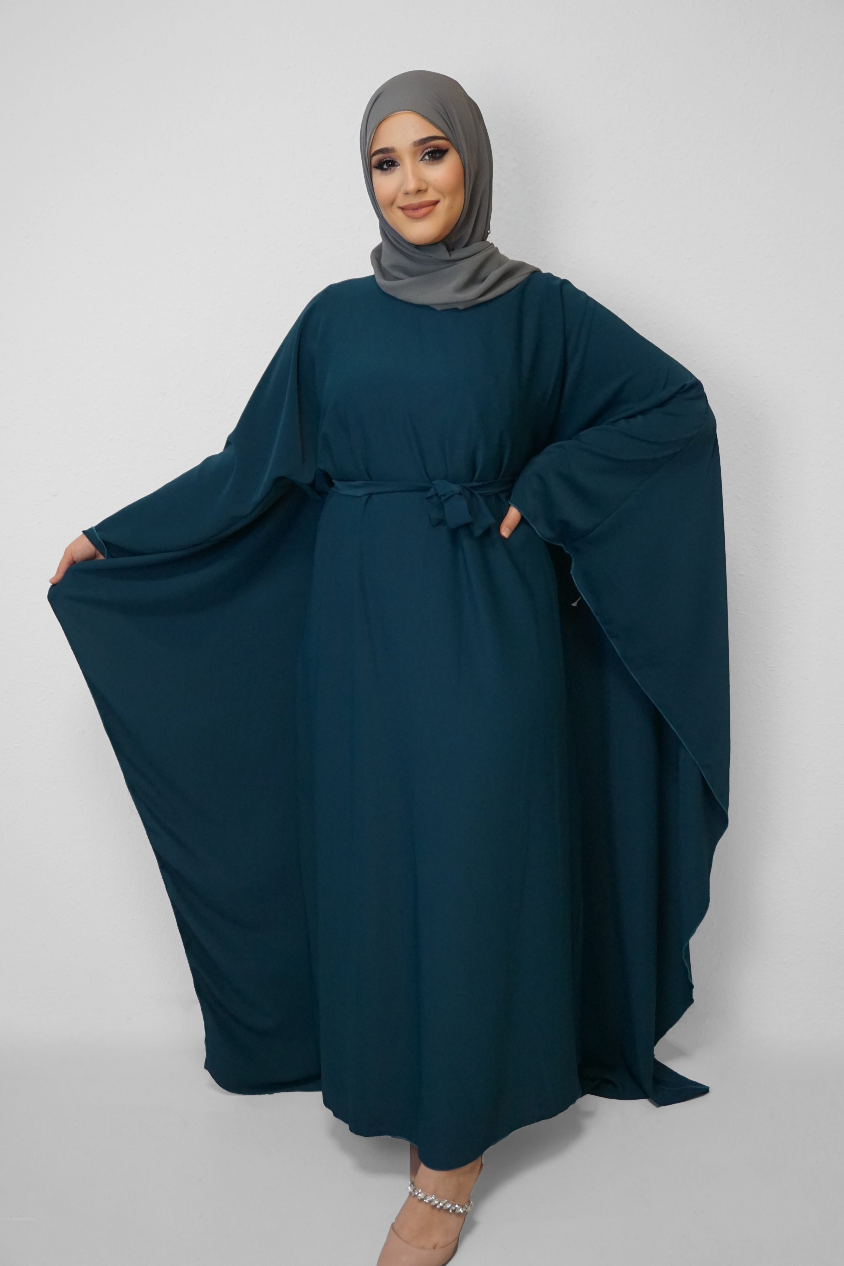 Abaya Essra Petrolblau
