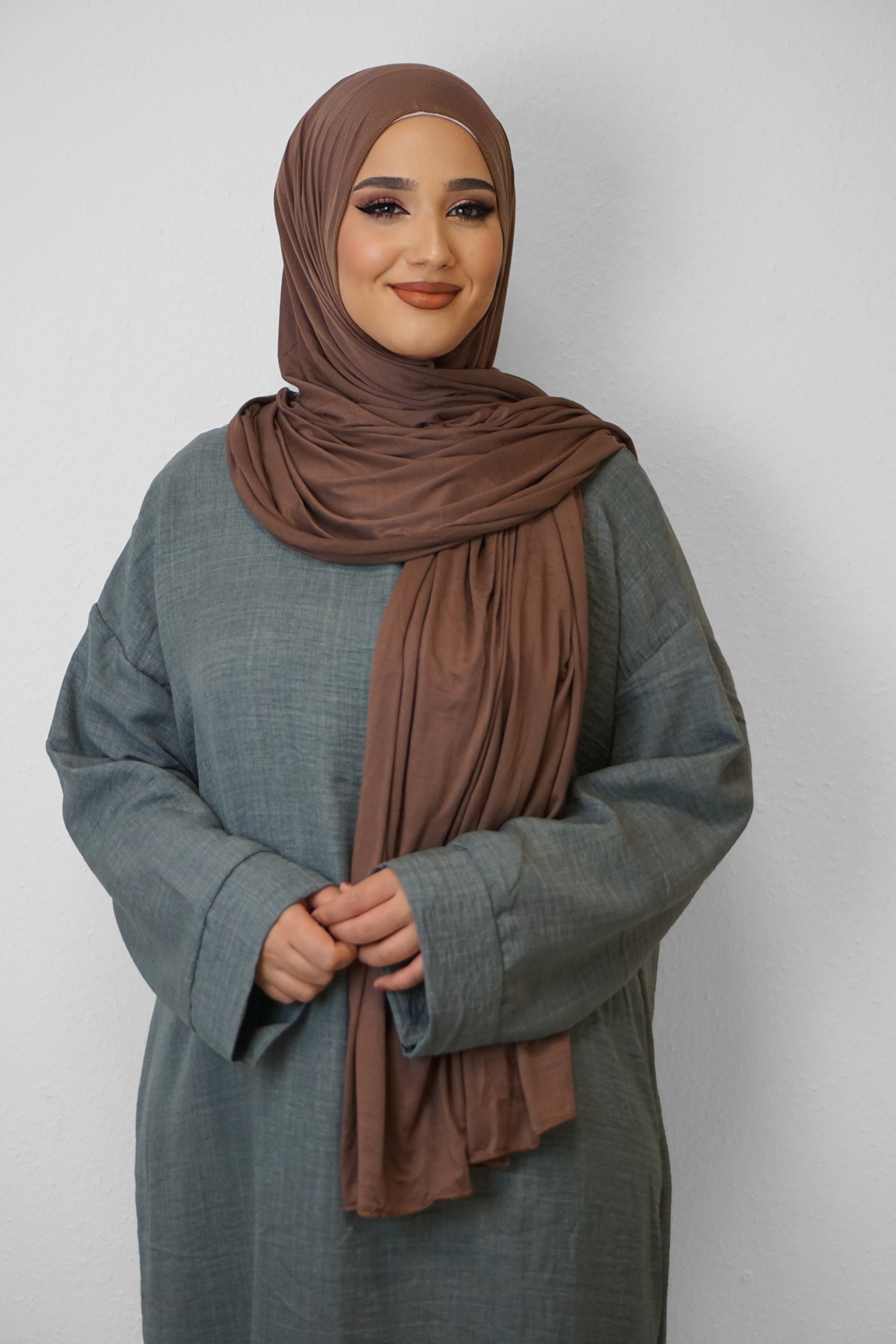 Jersey XL Hijab Schoko