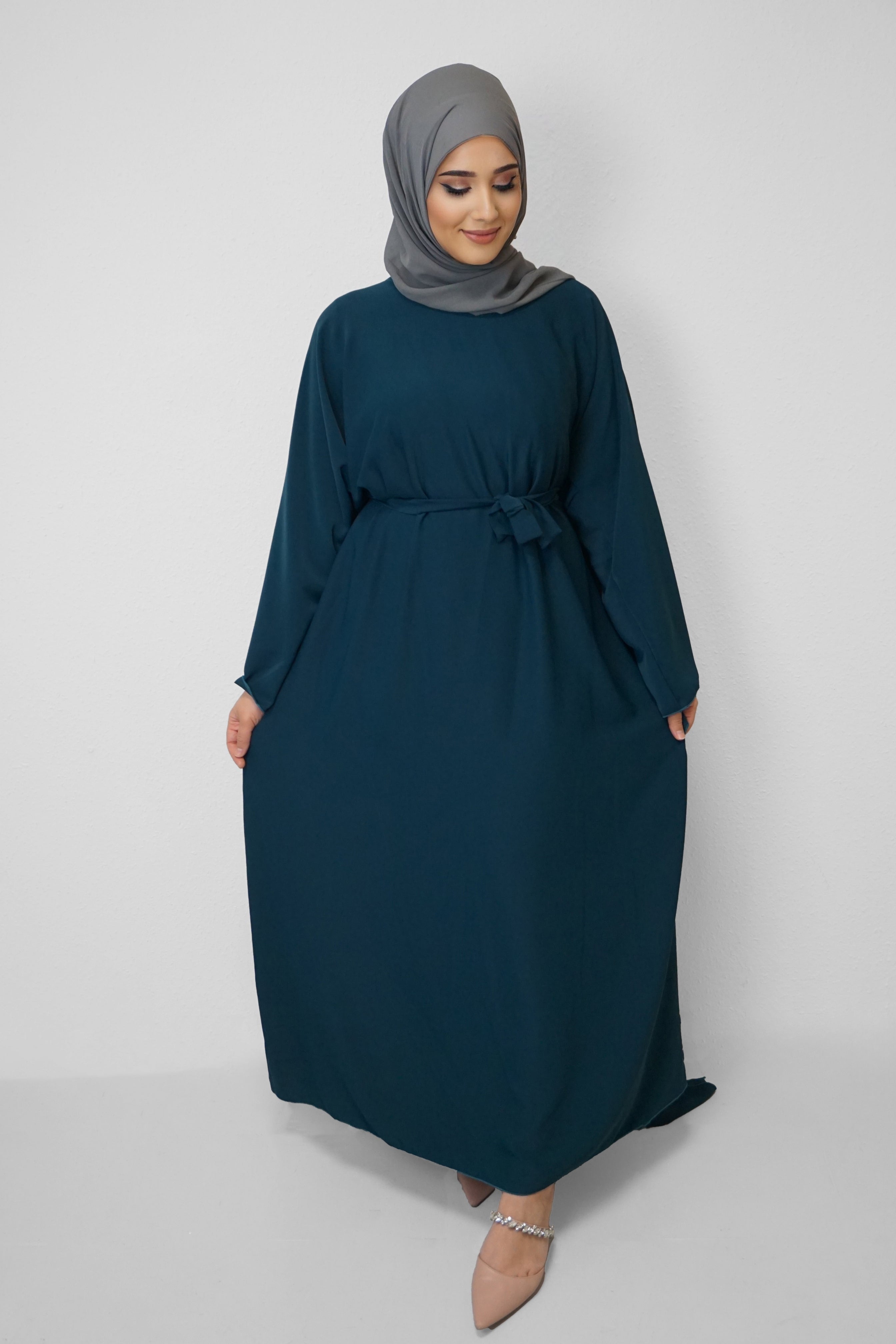 Abaya Essra Petrolblau