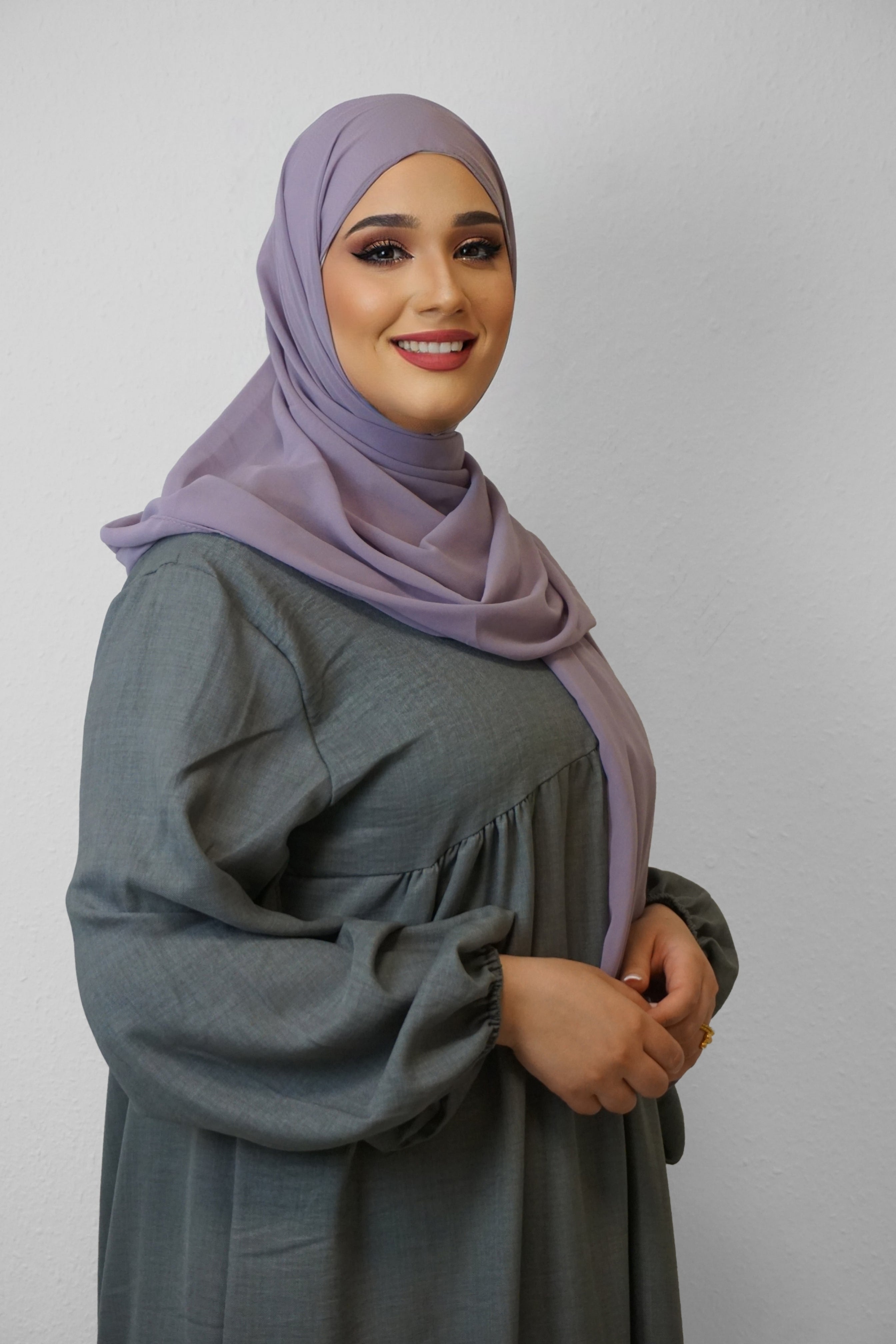 Chiffon XL Hijab Darkflieder