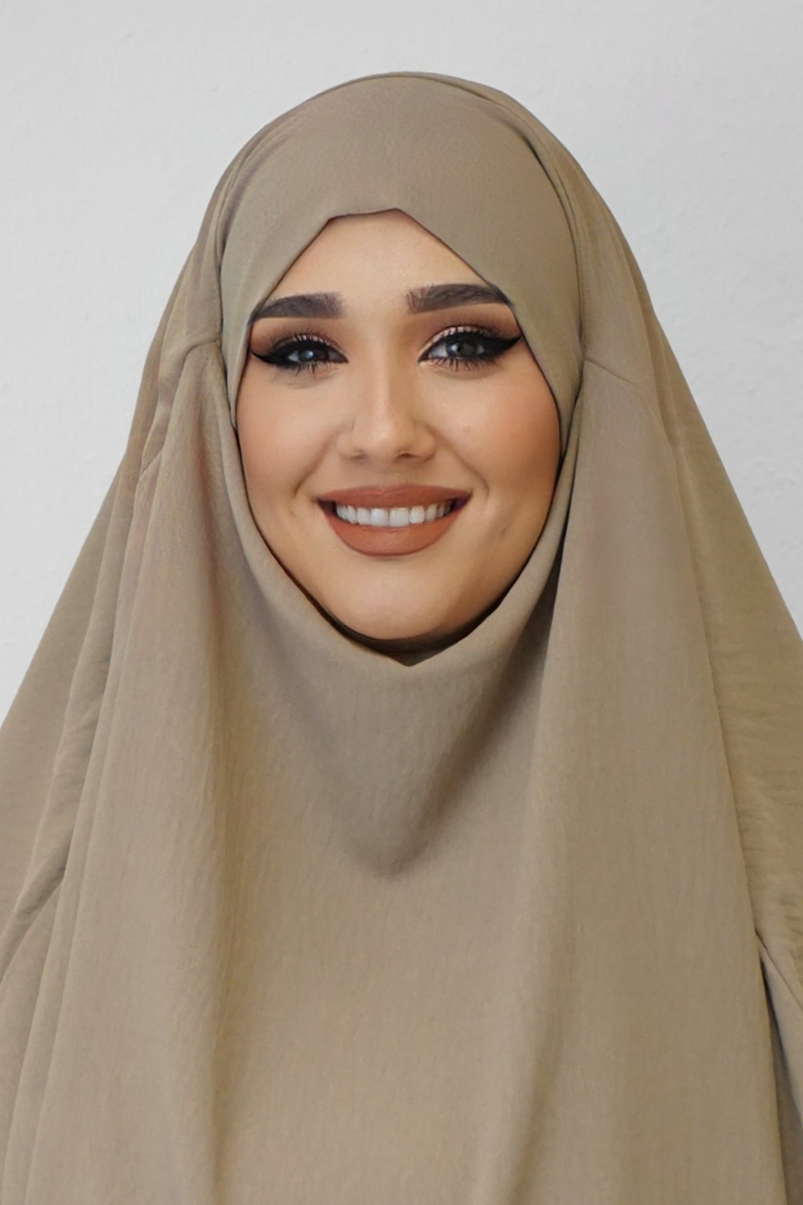 Jazz Khimar 2-lagig Beige