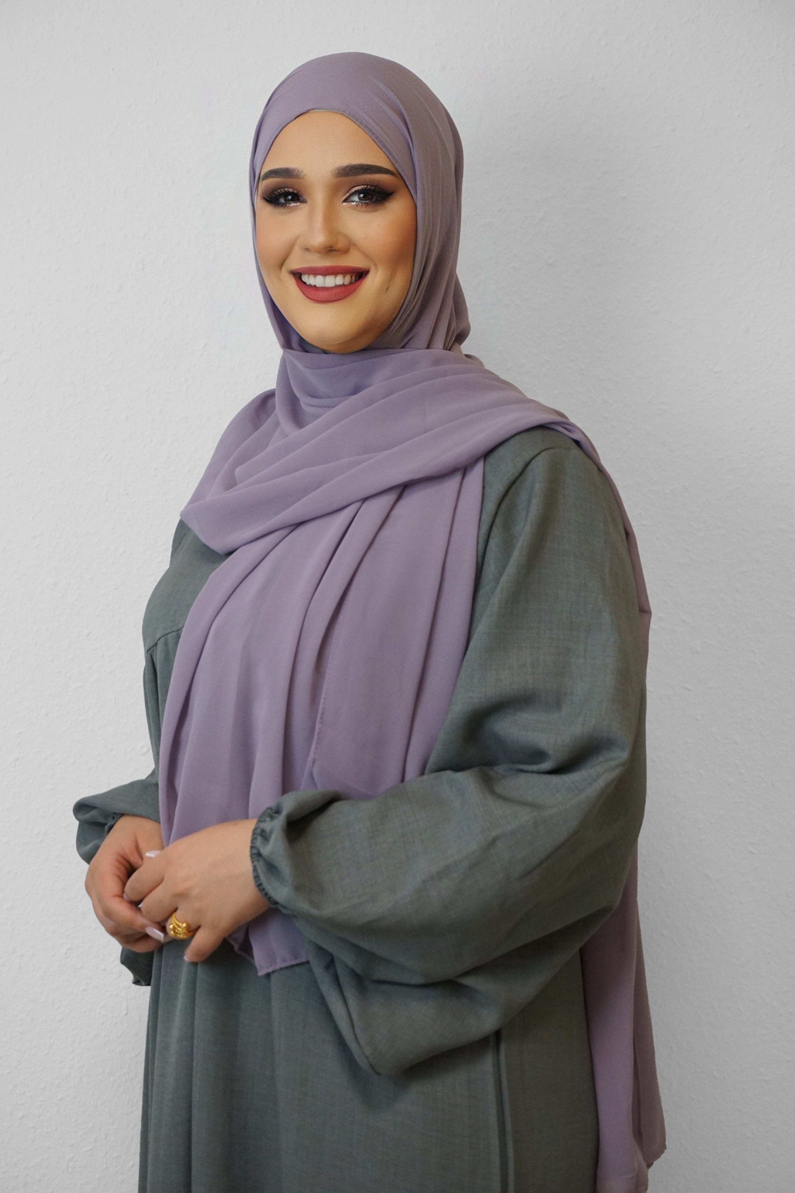 Chiffon XL Hijab Darkflieder
