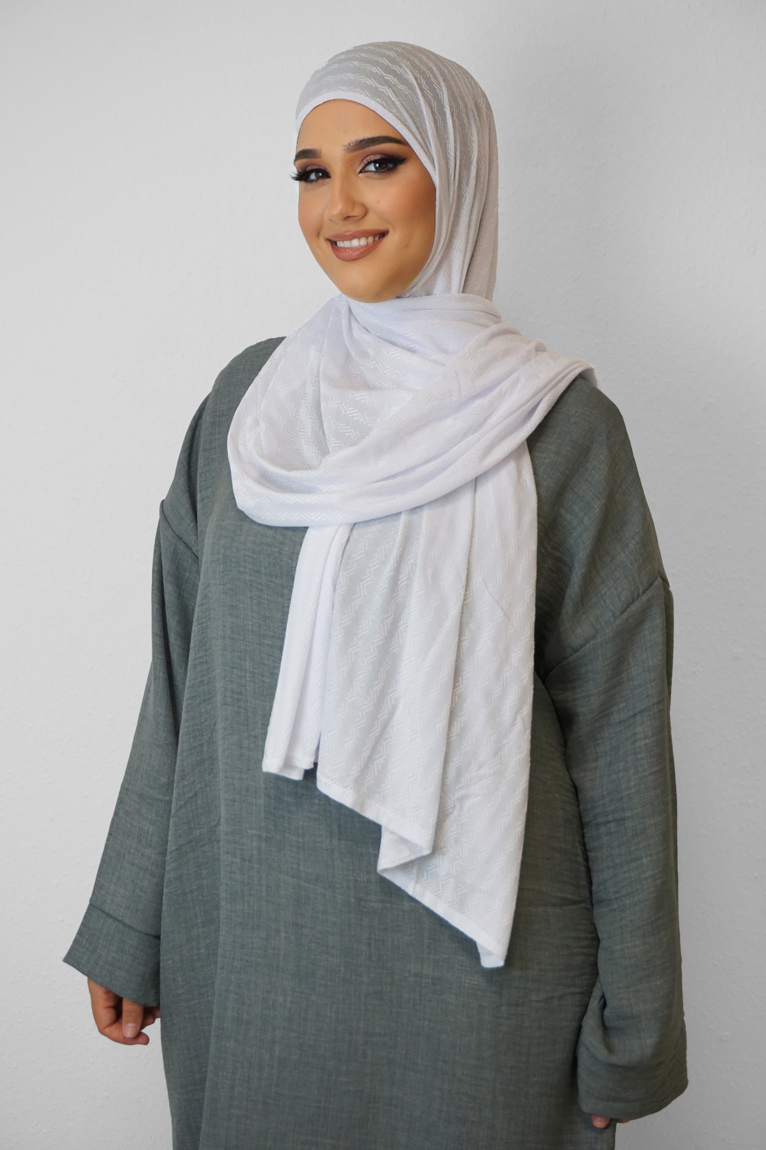 Jersey Ripped Elegance Weiss