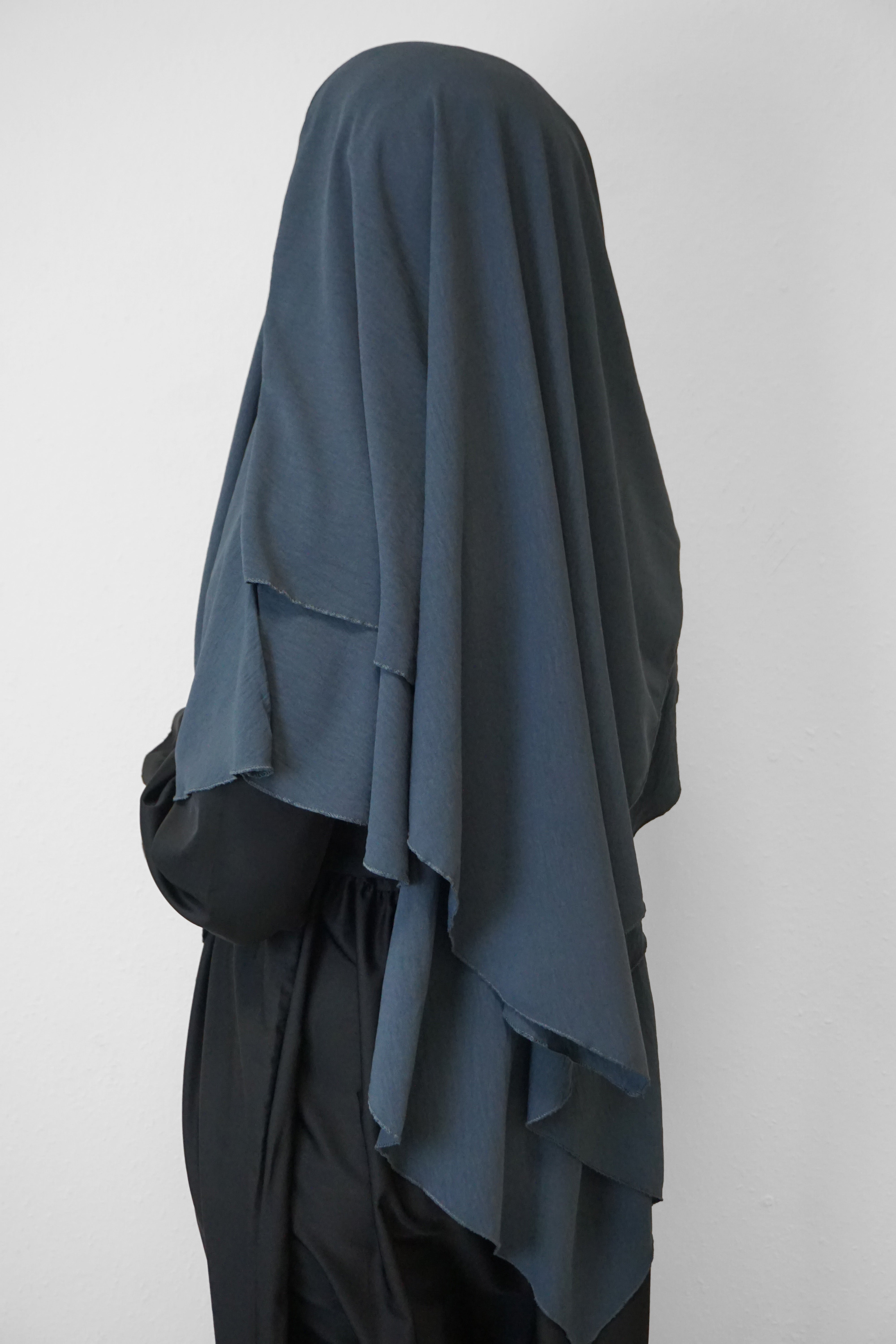 Jazz Khimar 2-lagig Grau