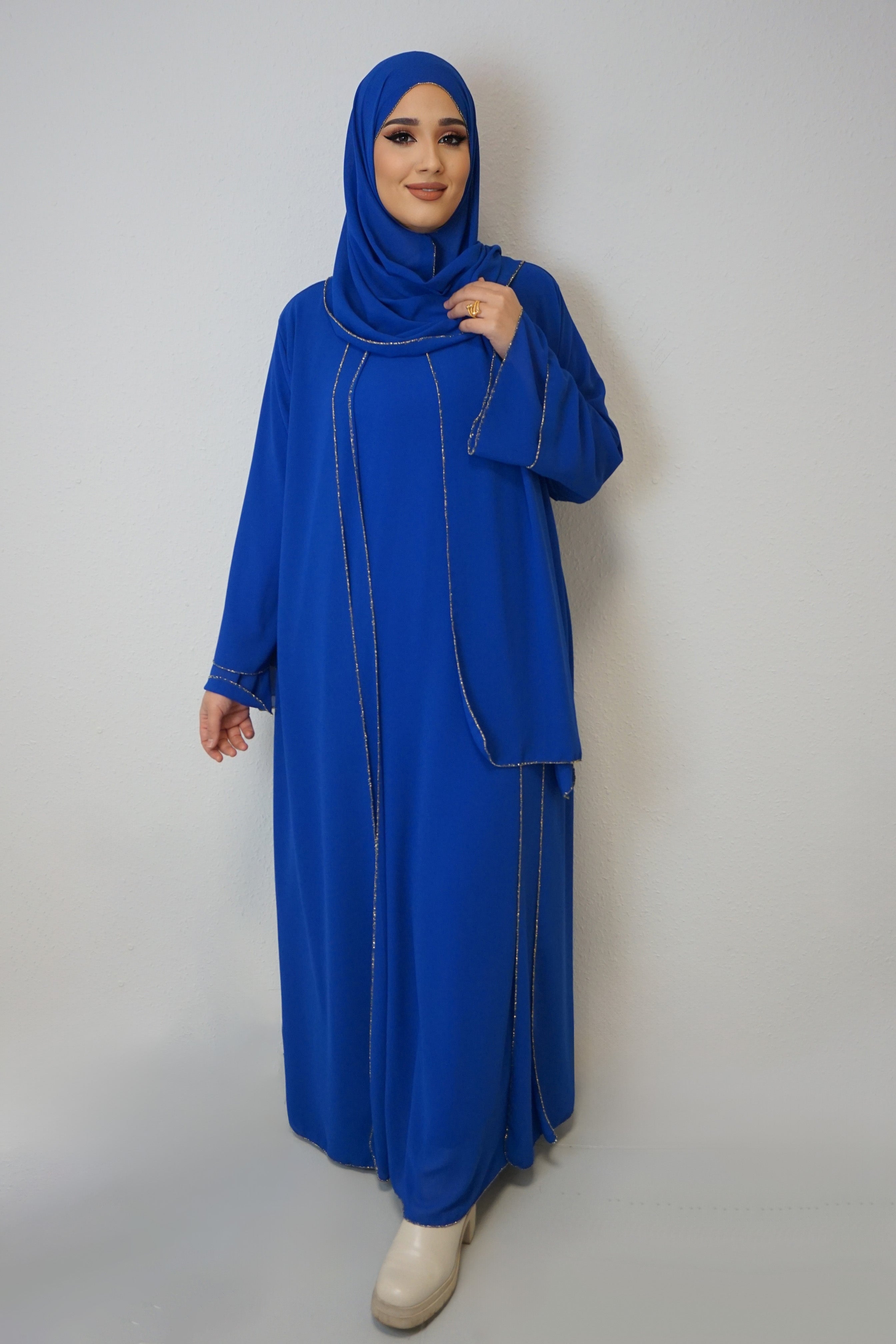Abaya Imrana Blau