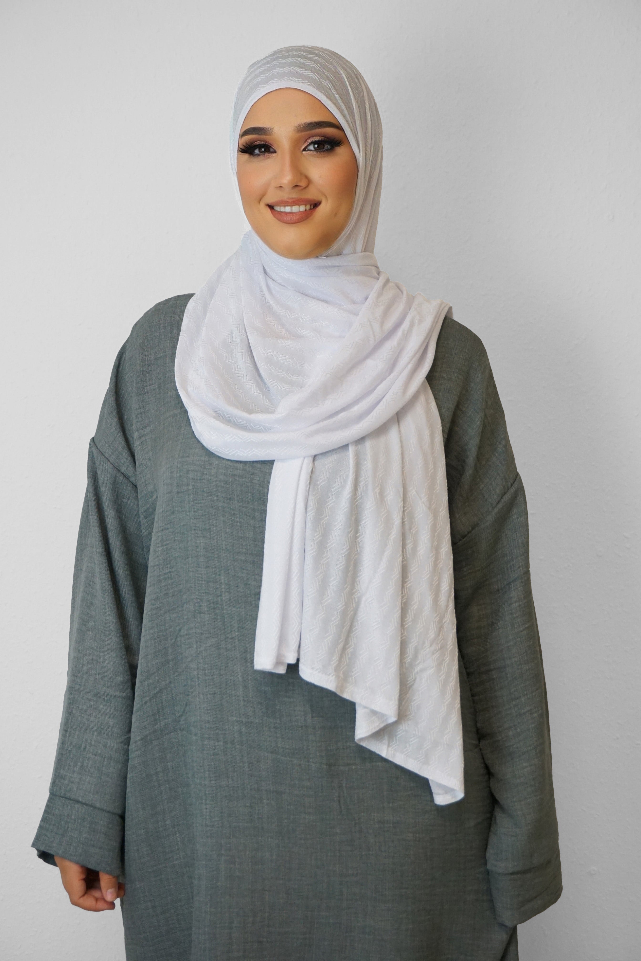 Jersey Ripped Elegance Weiss