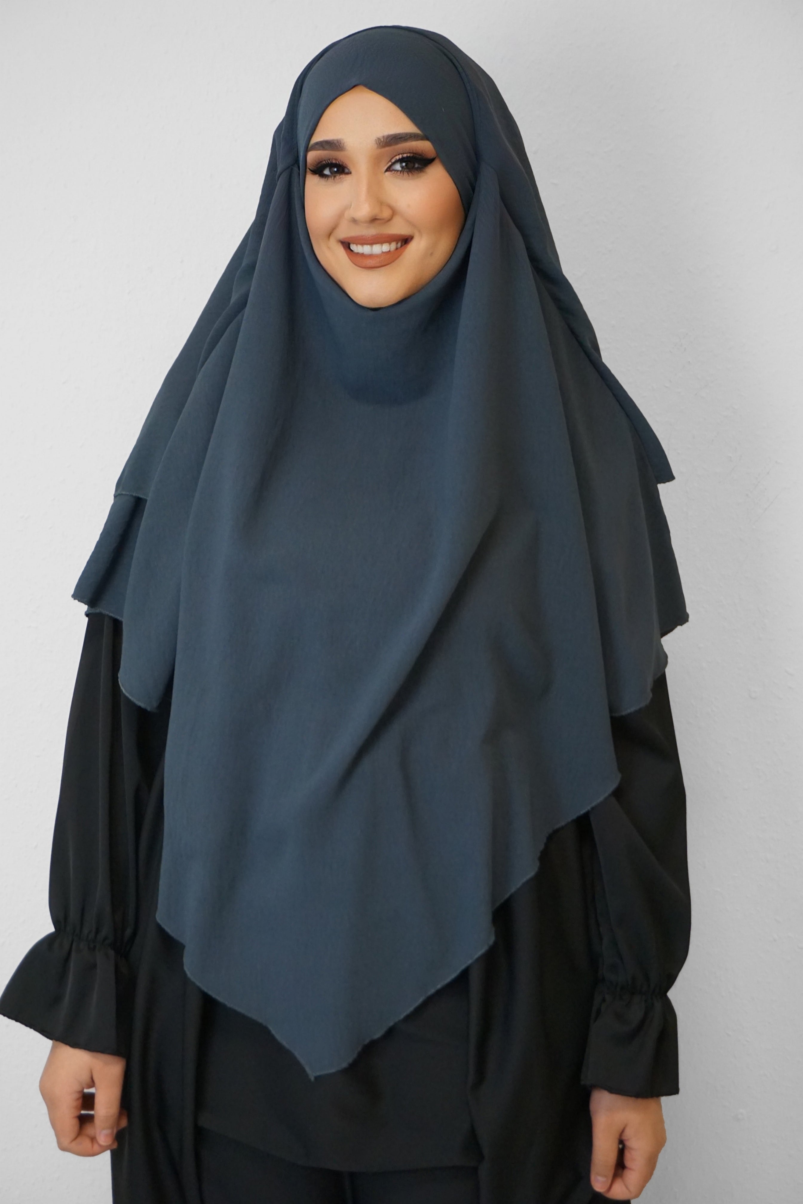 Jazz Khimar 2-lagig Grau