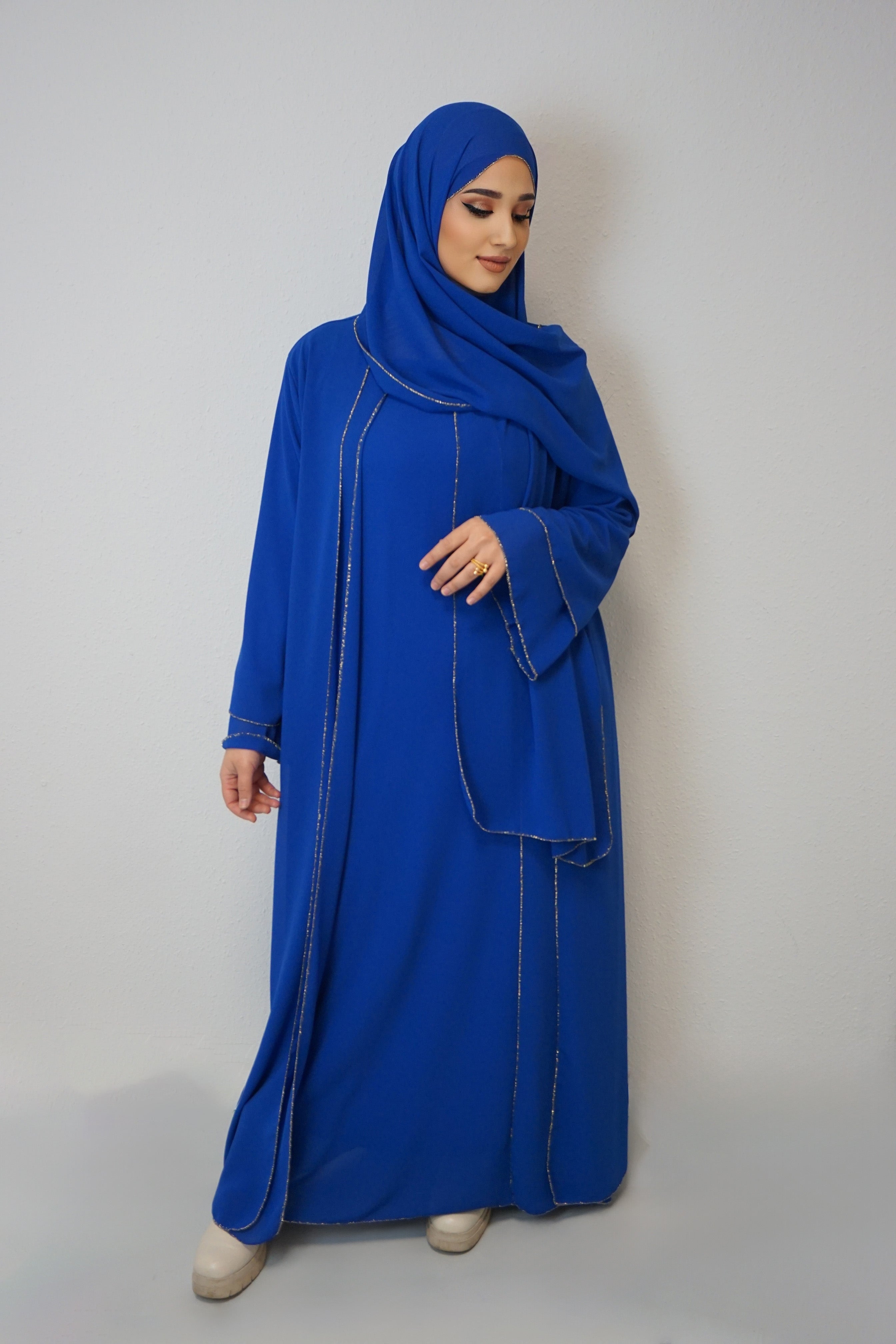 Abaya Imrana Blau