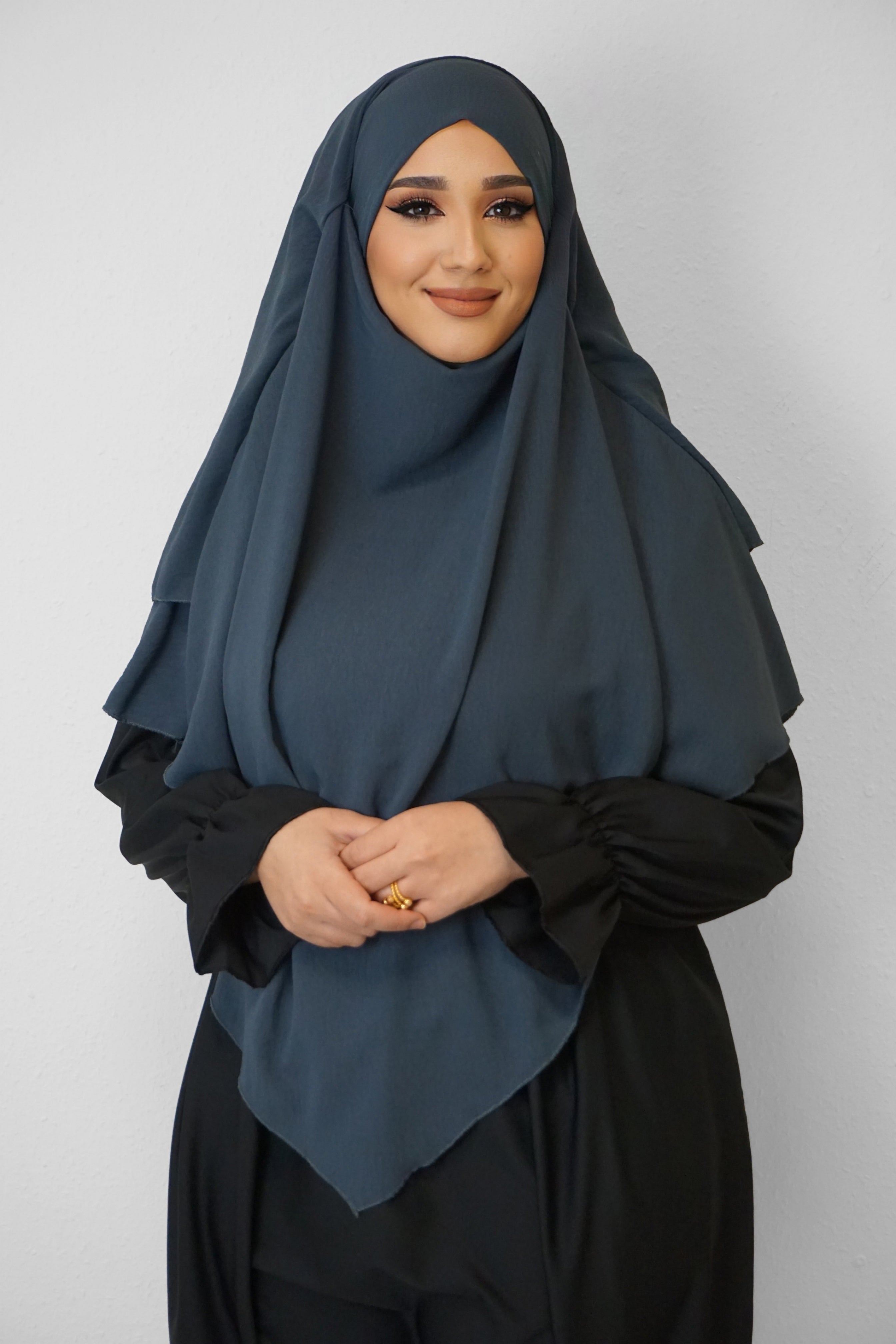 Jazz Khimar 2-lagig Grau