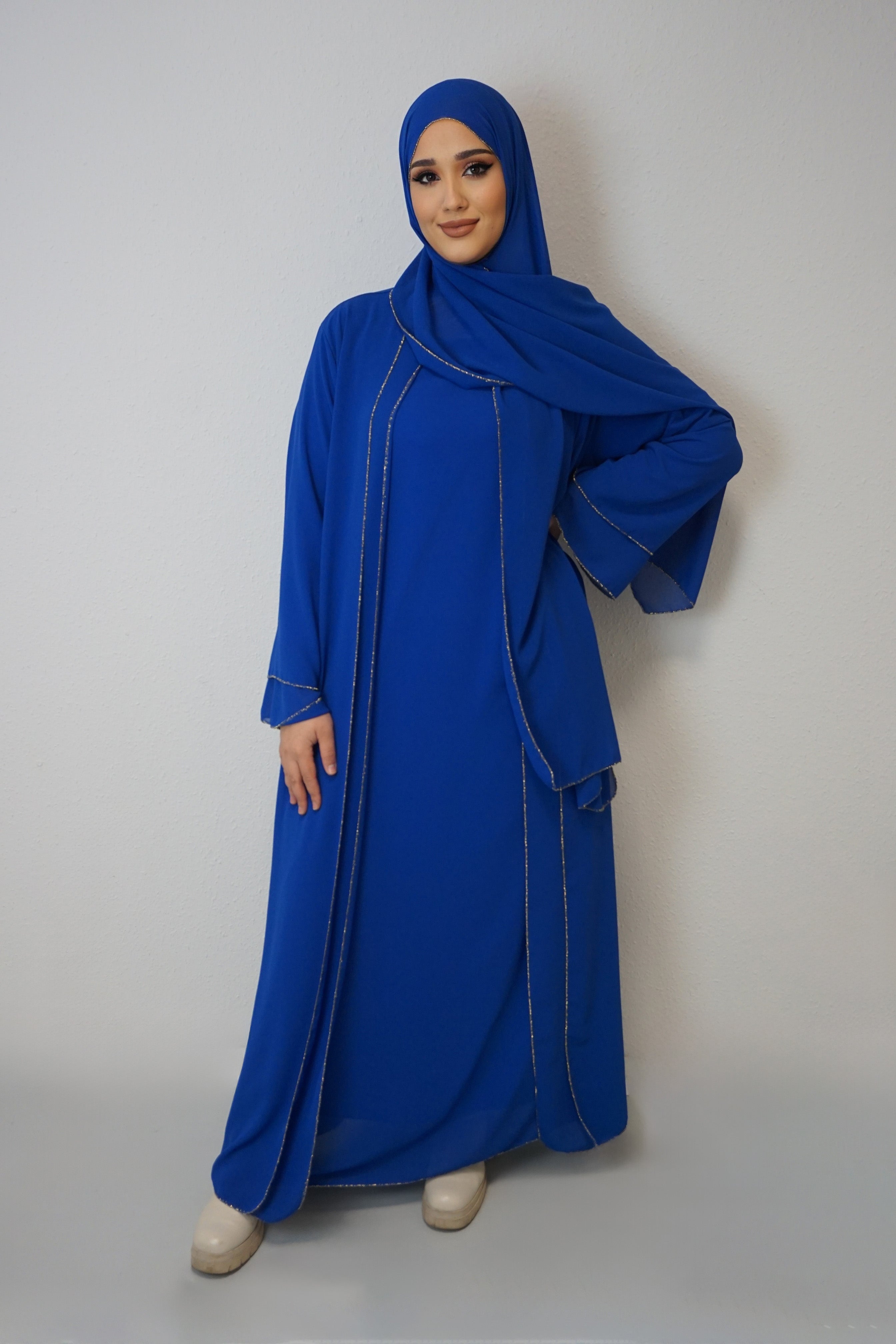 Abaya Imrana Blau