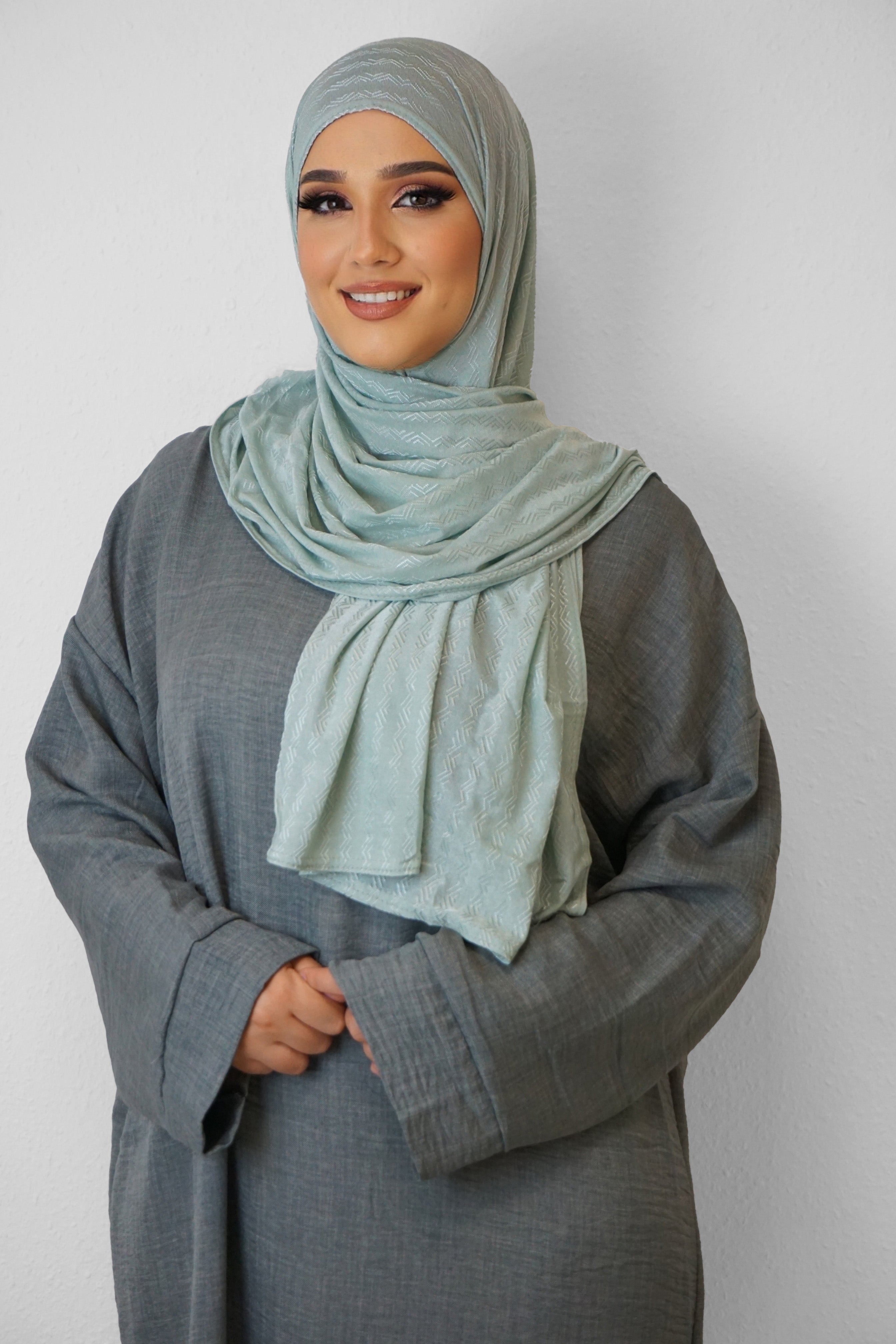 Jersey Ripped Elegance Lite-Pistazie