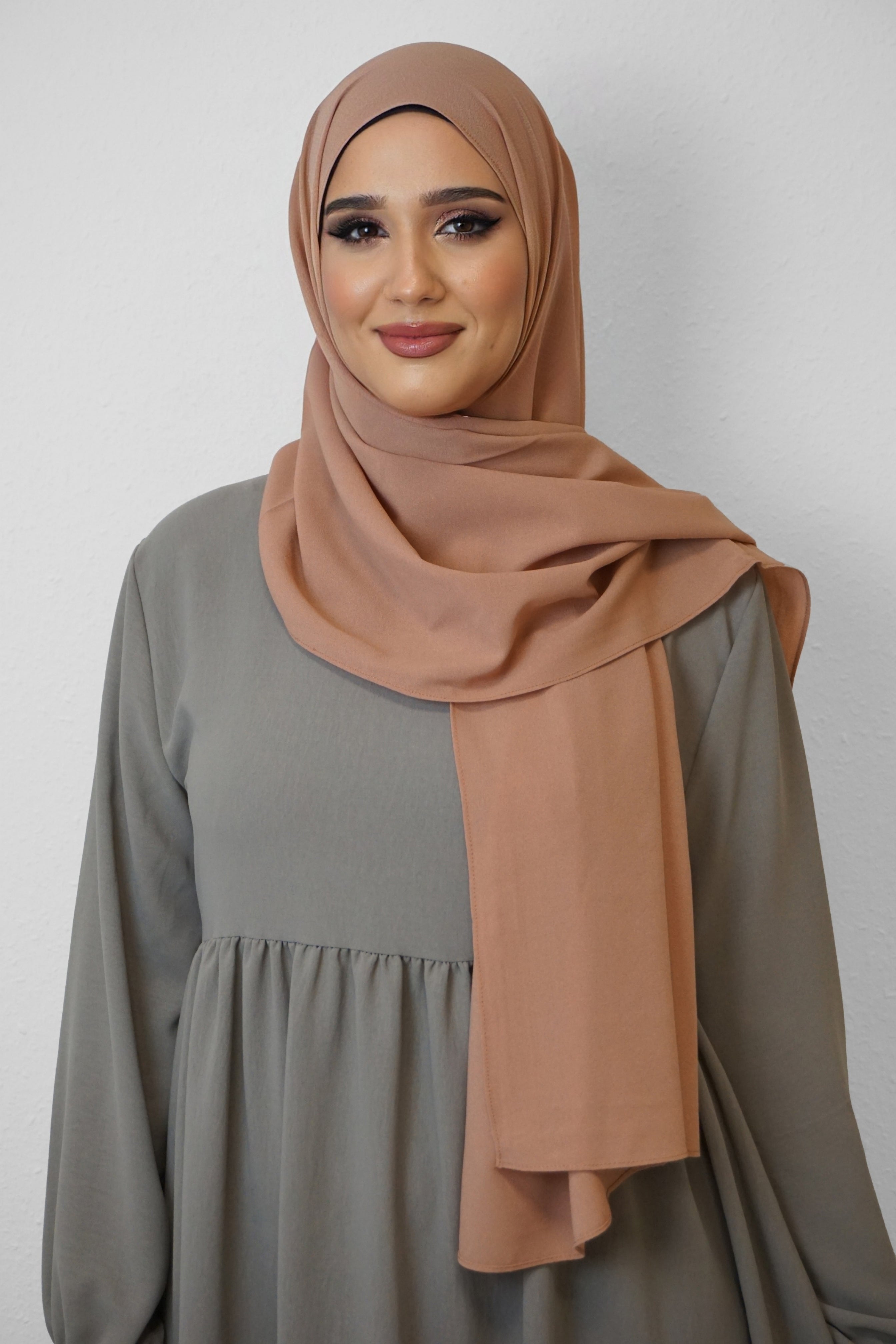 Crep Hijab Karamell