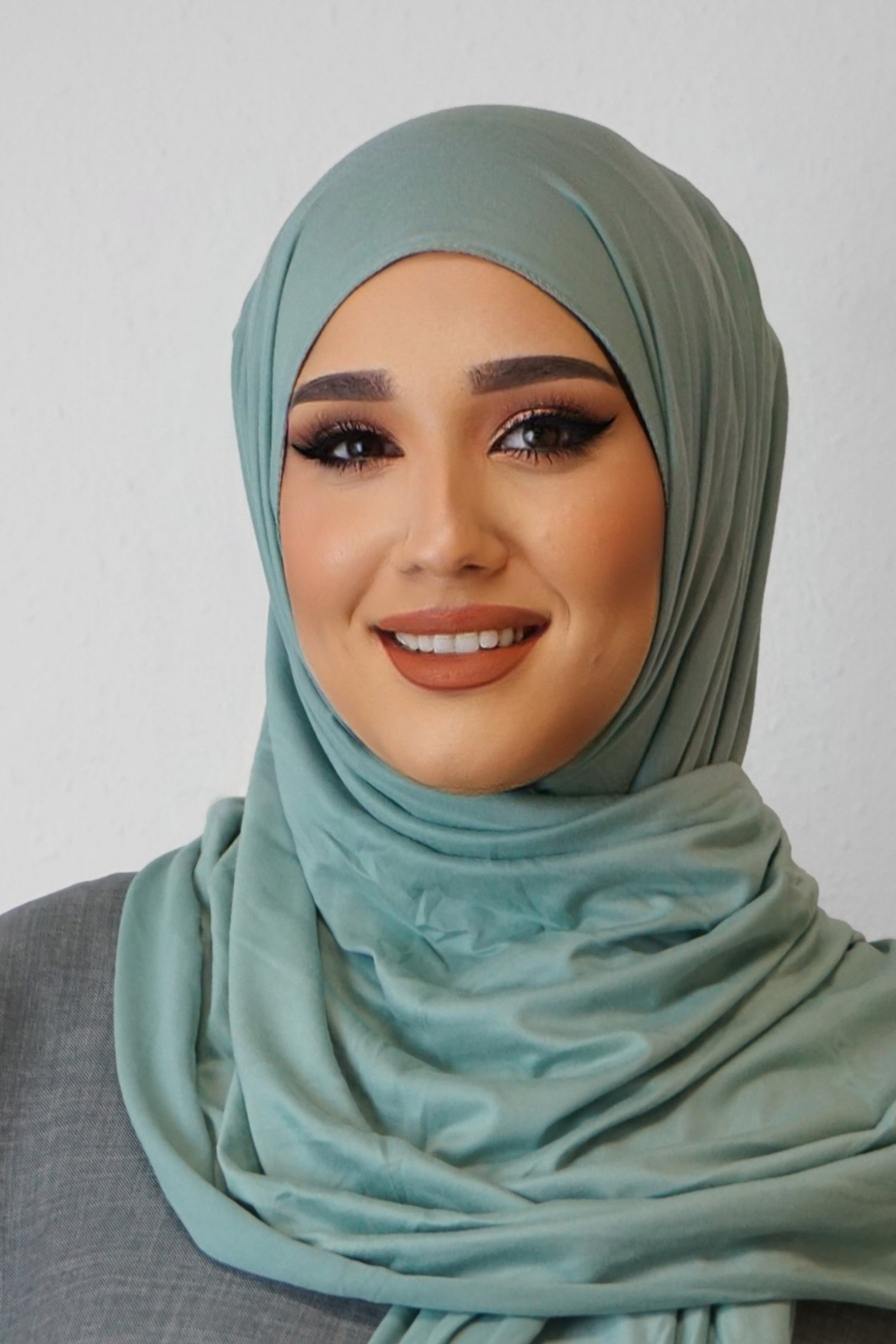 Jersey Hijab Fiza Pistazie