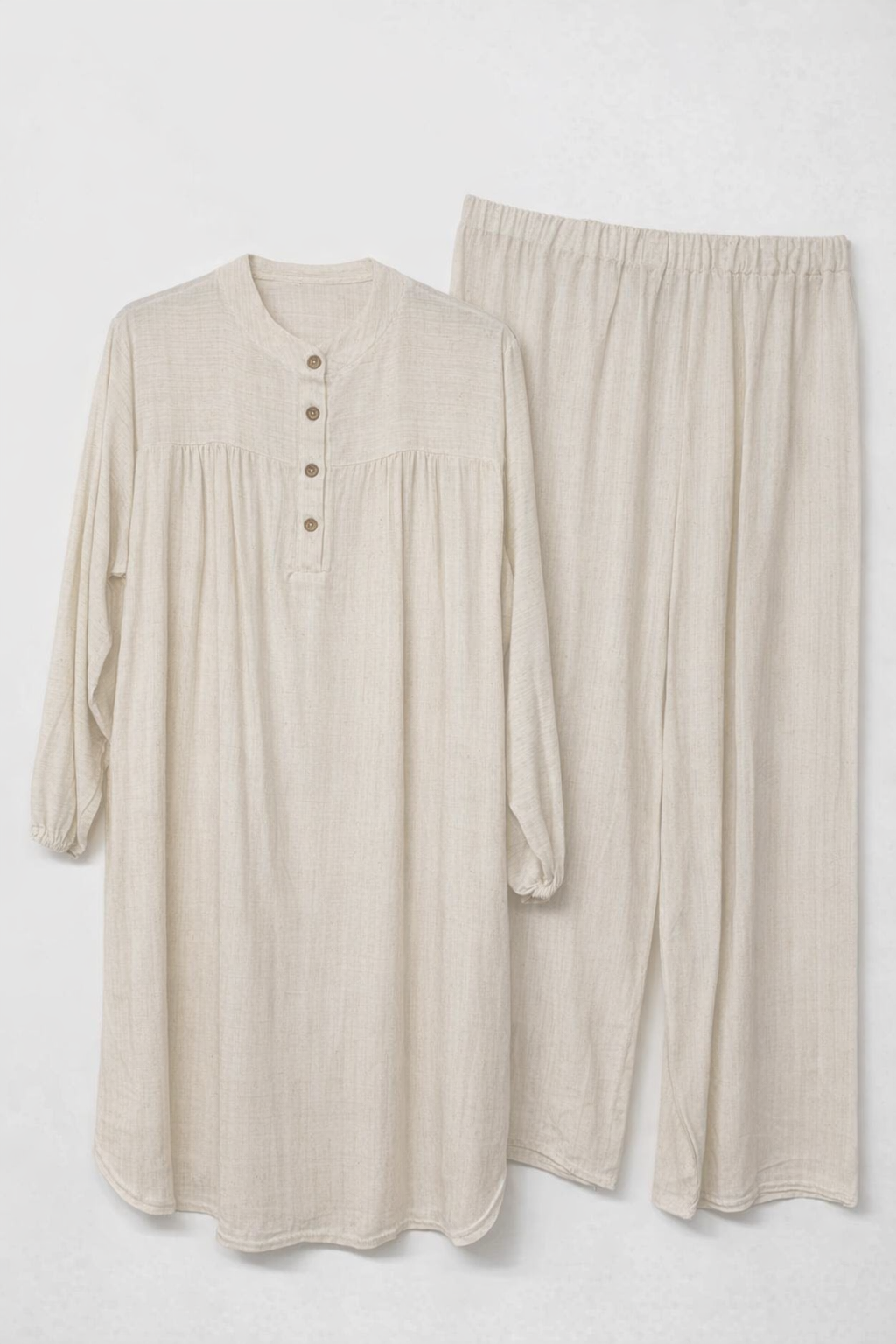 Zwei-Teiler Hose Teral Beige