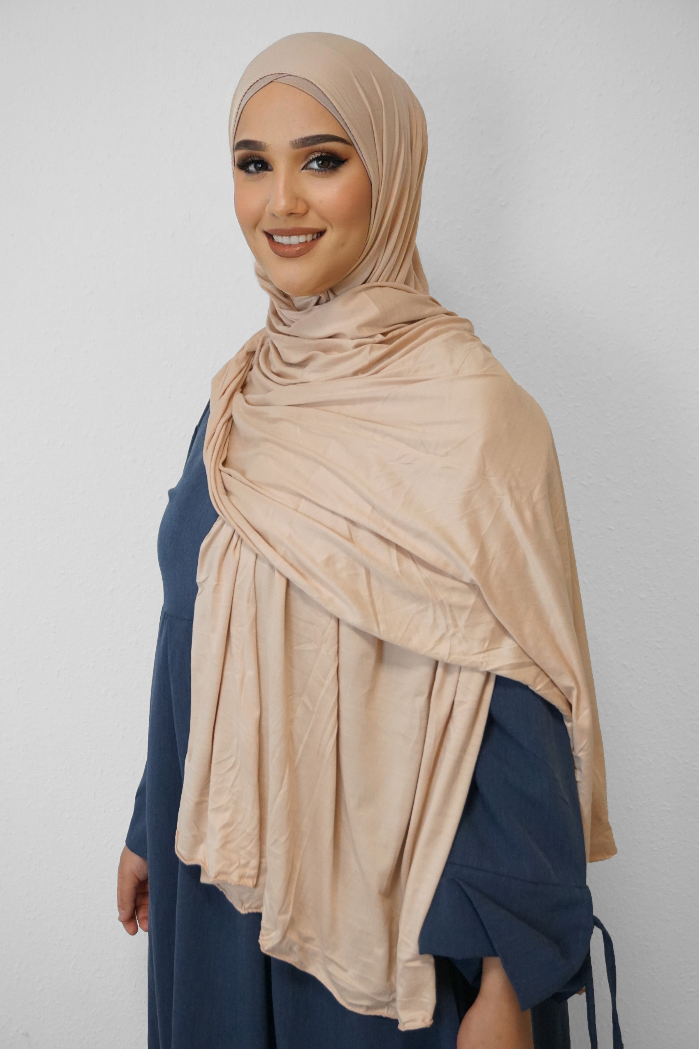 Jersey XL Hijab Beige 1