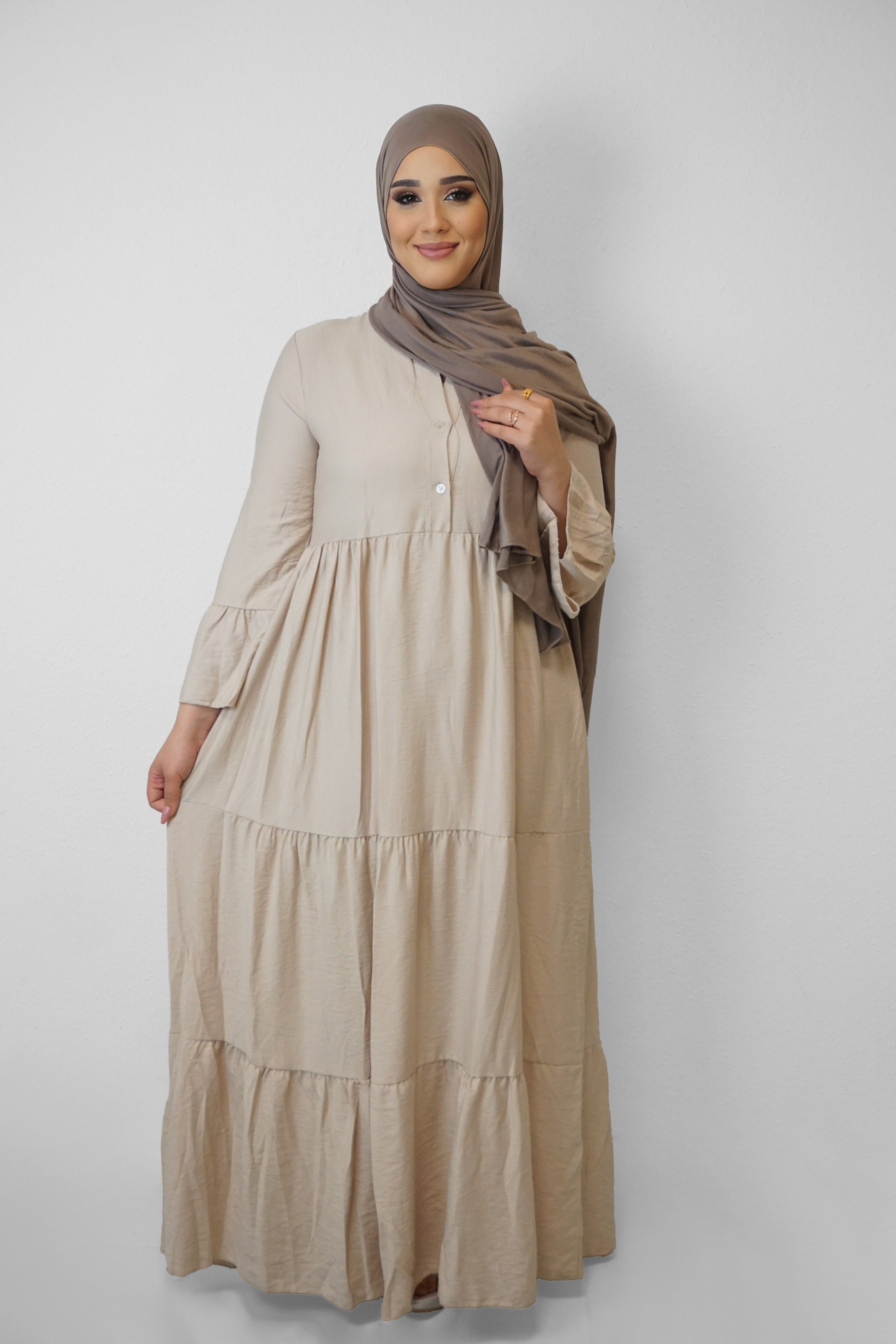 Abaya Rahila Beige