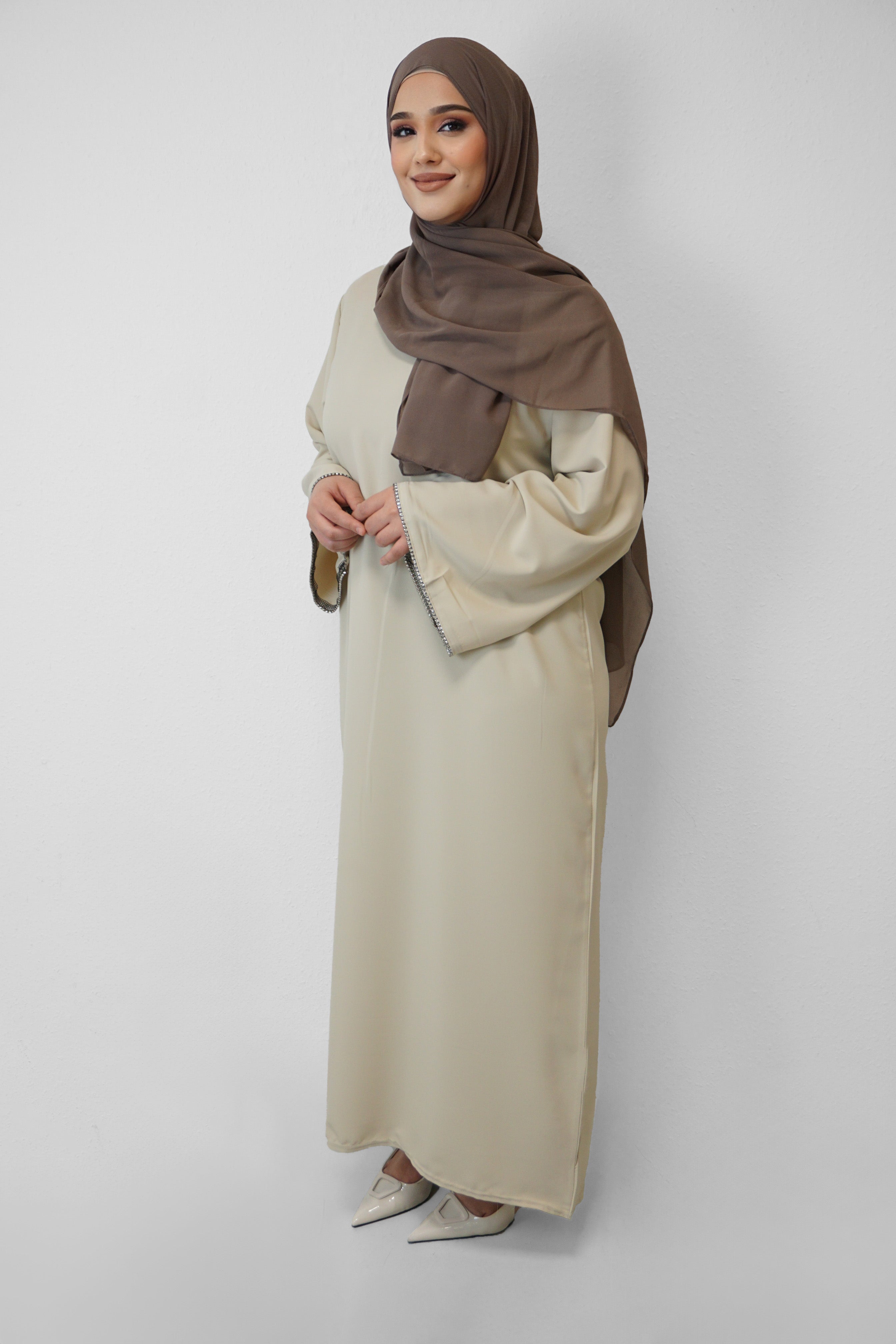 Abaya Zarka Beige