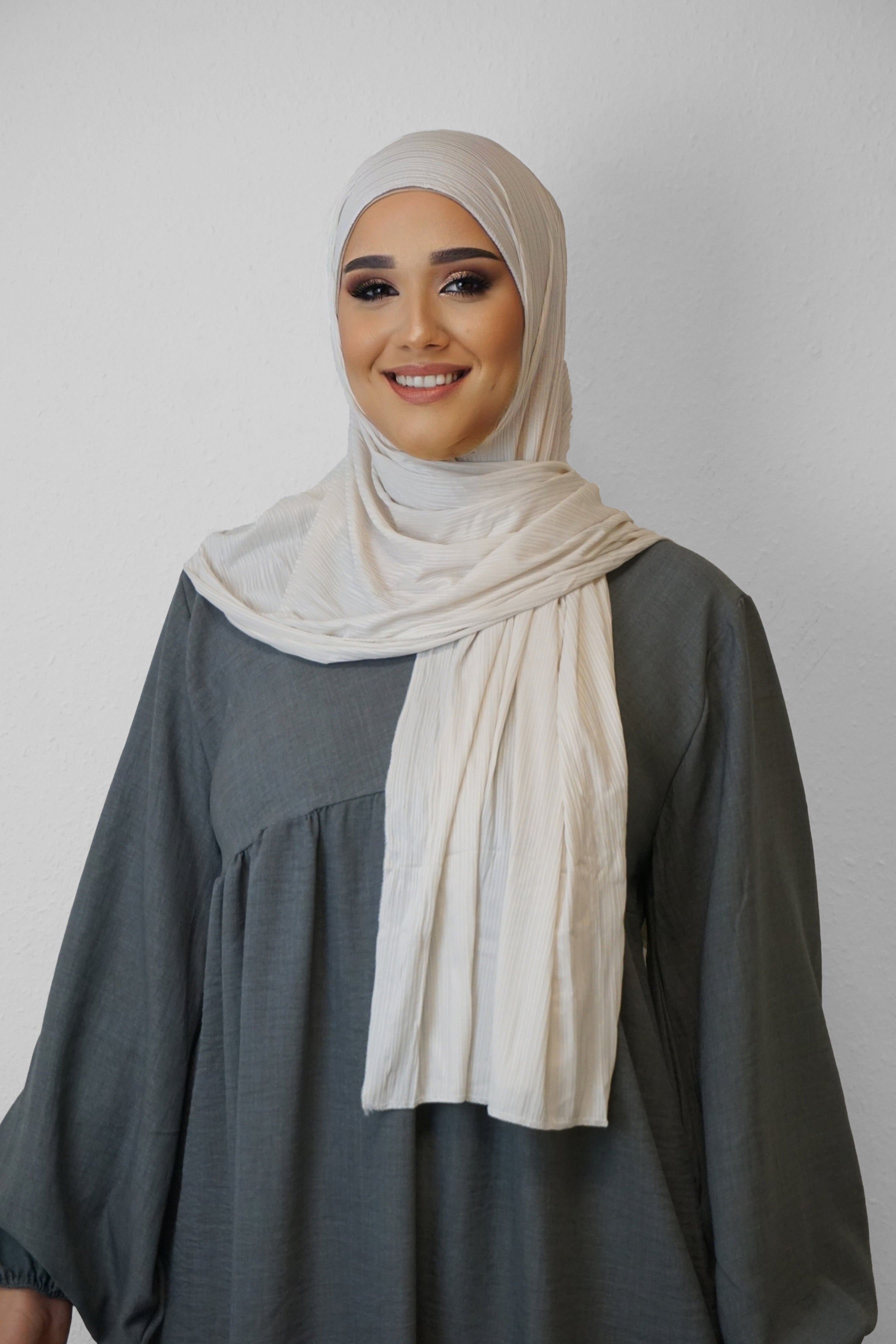 Jersey Ripped Fein Beige