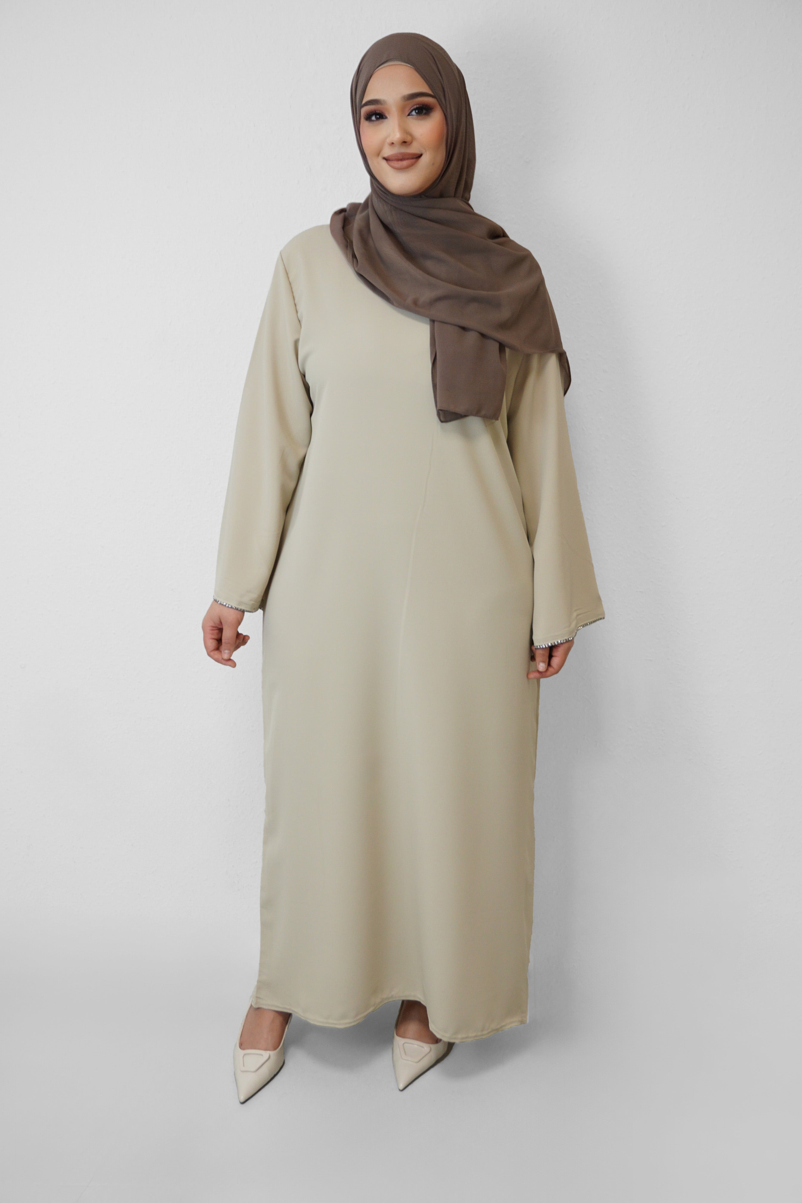 Abaya Zarka Beige