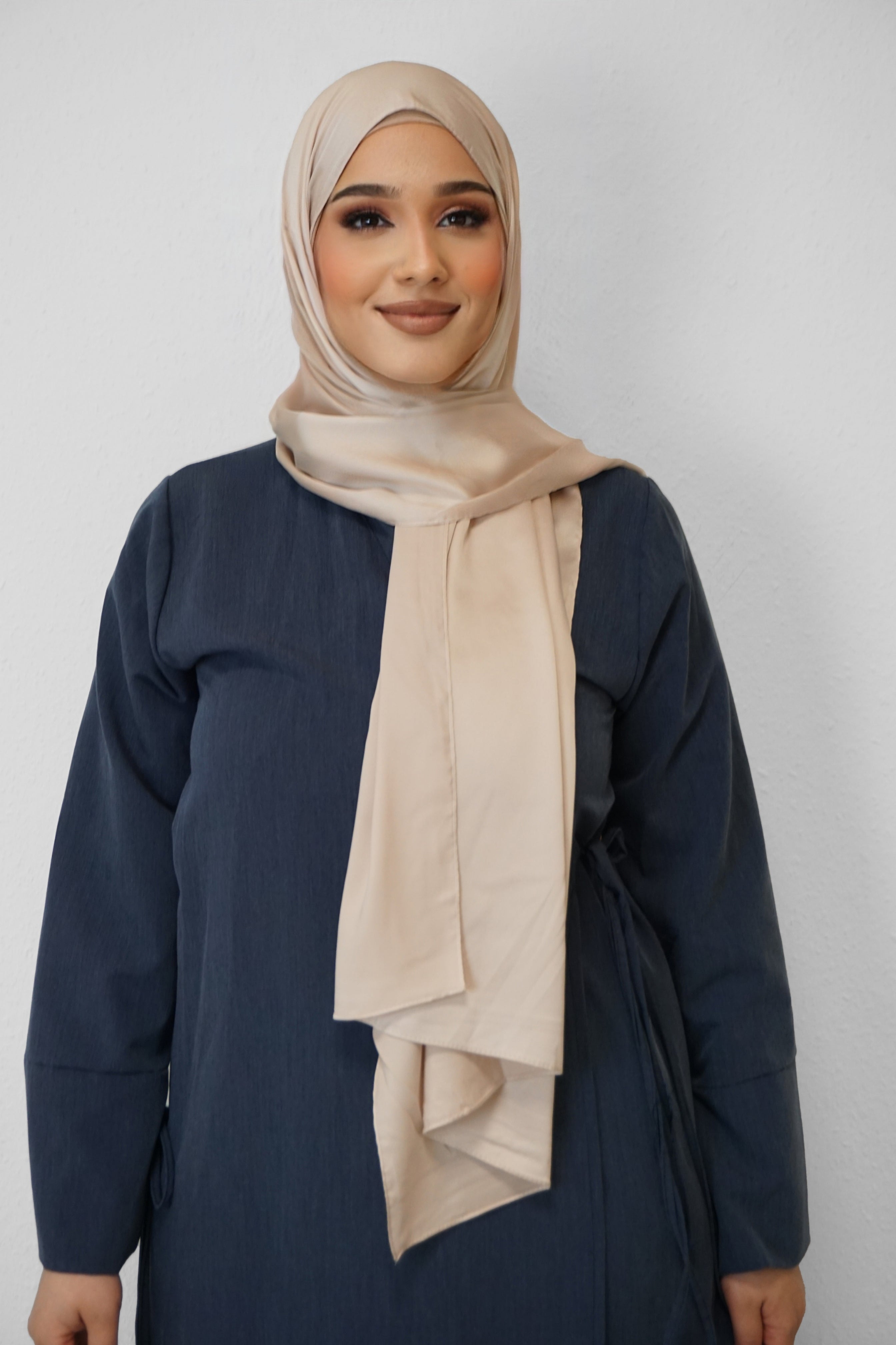 Satin Classic Hijab Beige