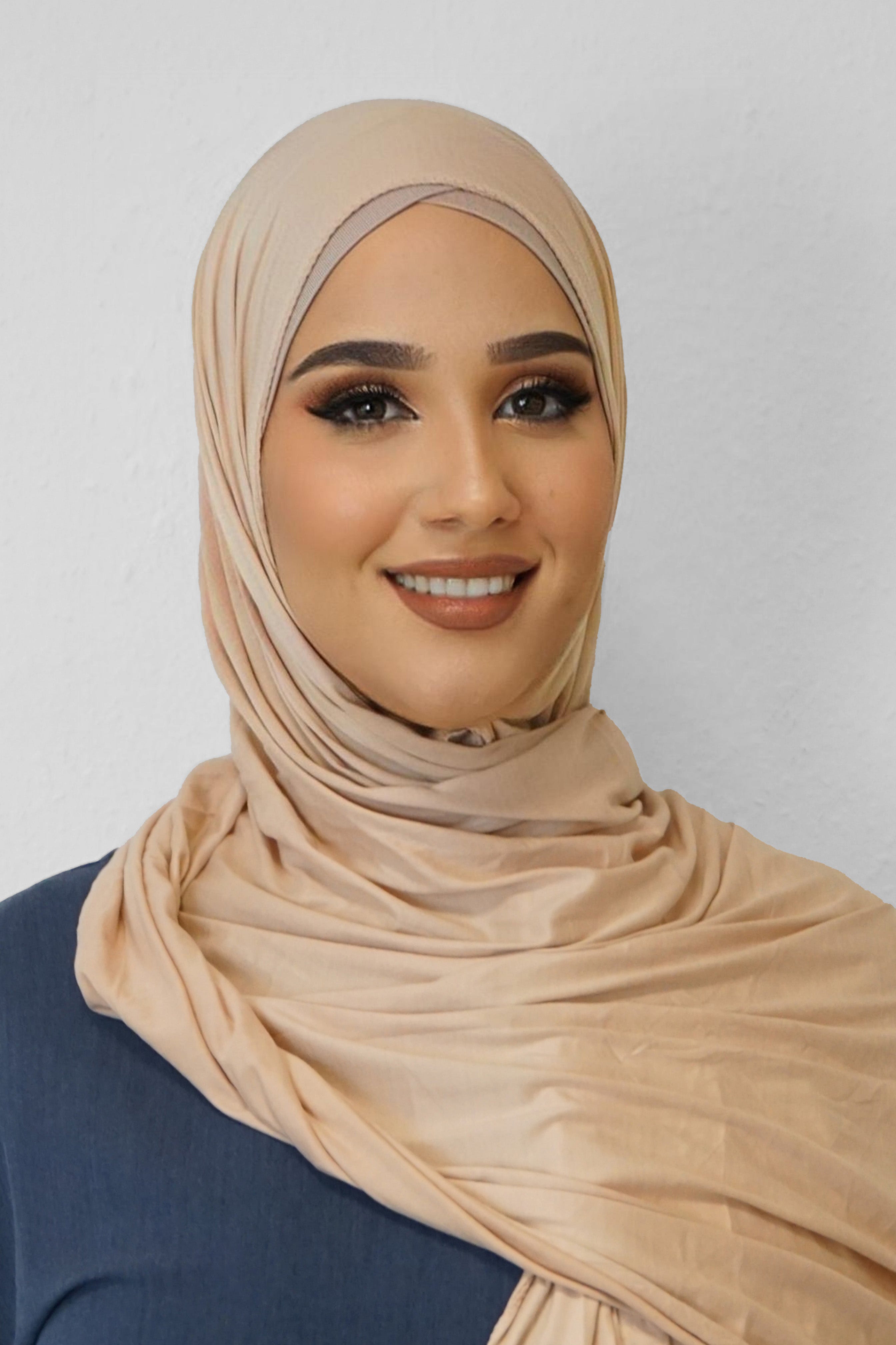Jersey XL Hijab Beige 1
