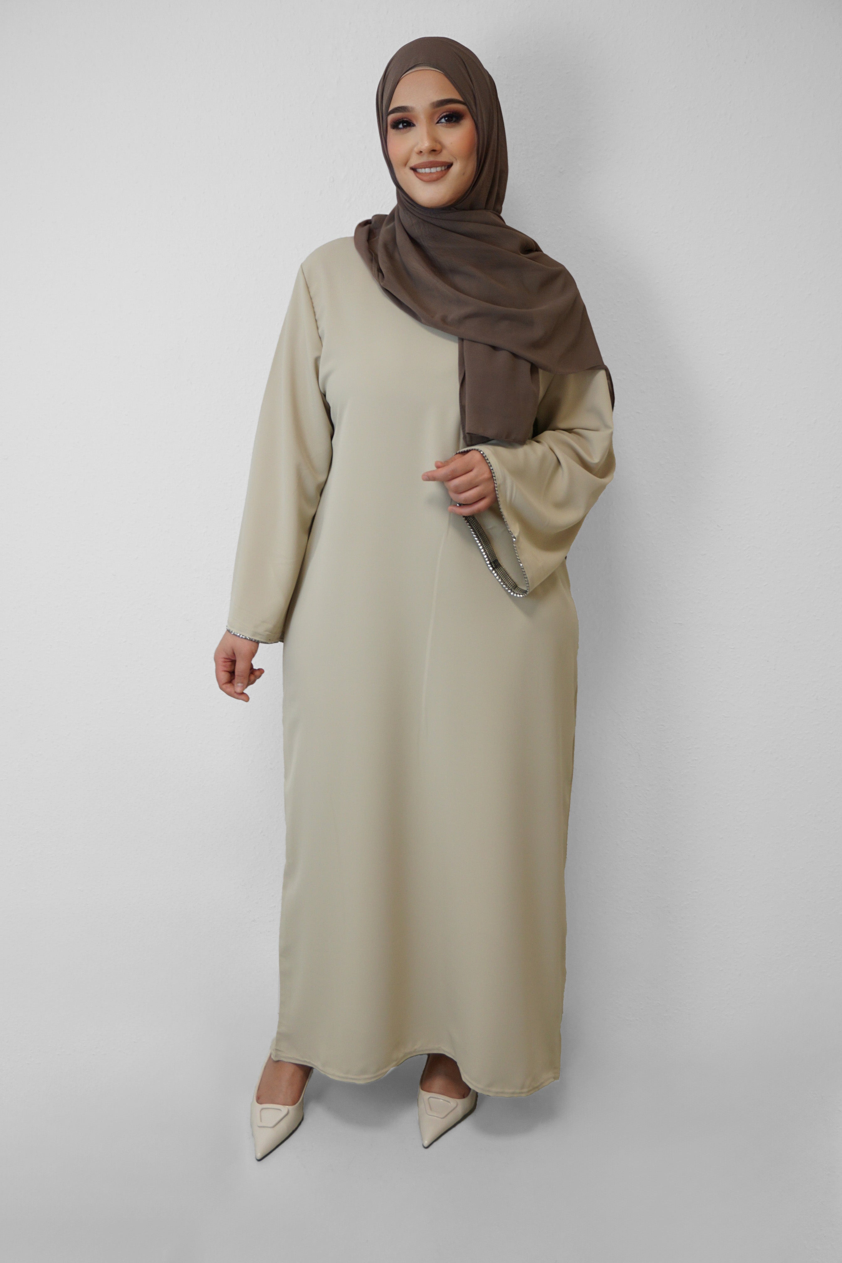 Abaya Zarka Beige