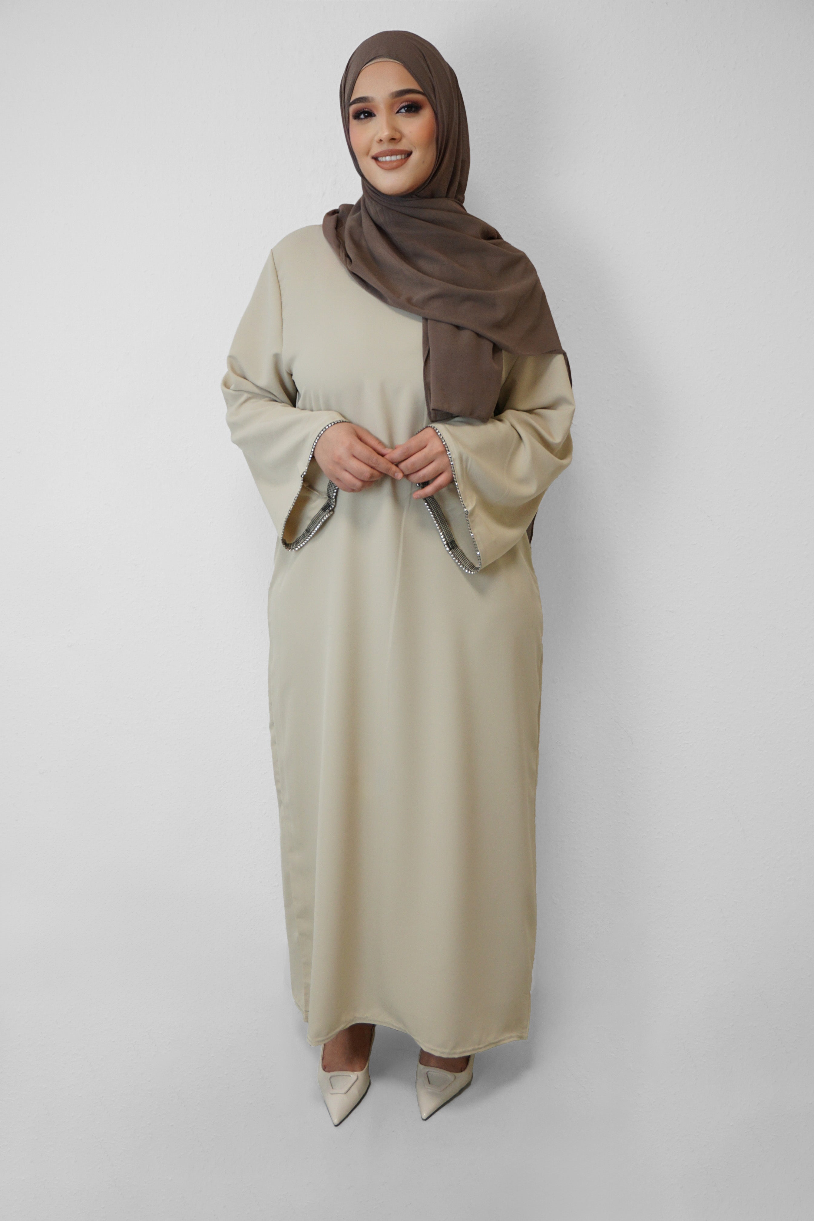 Abaya Zarka Beige
