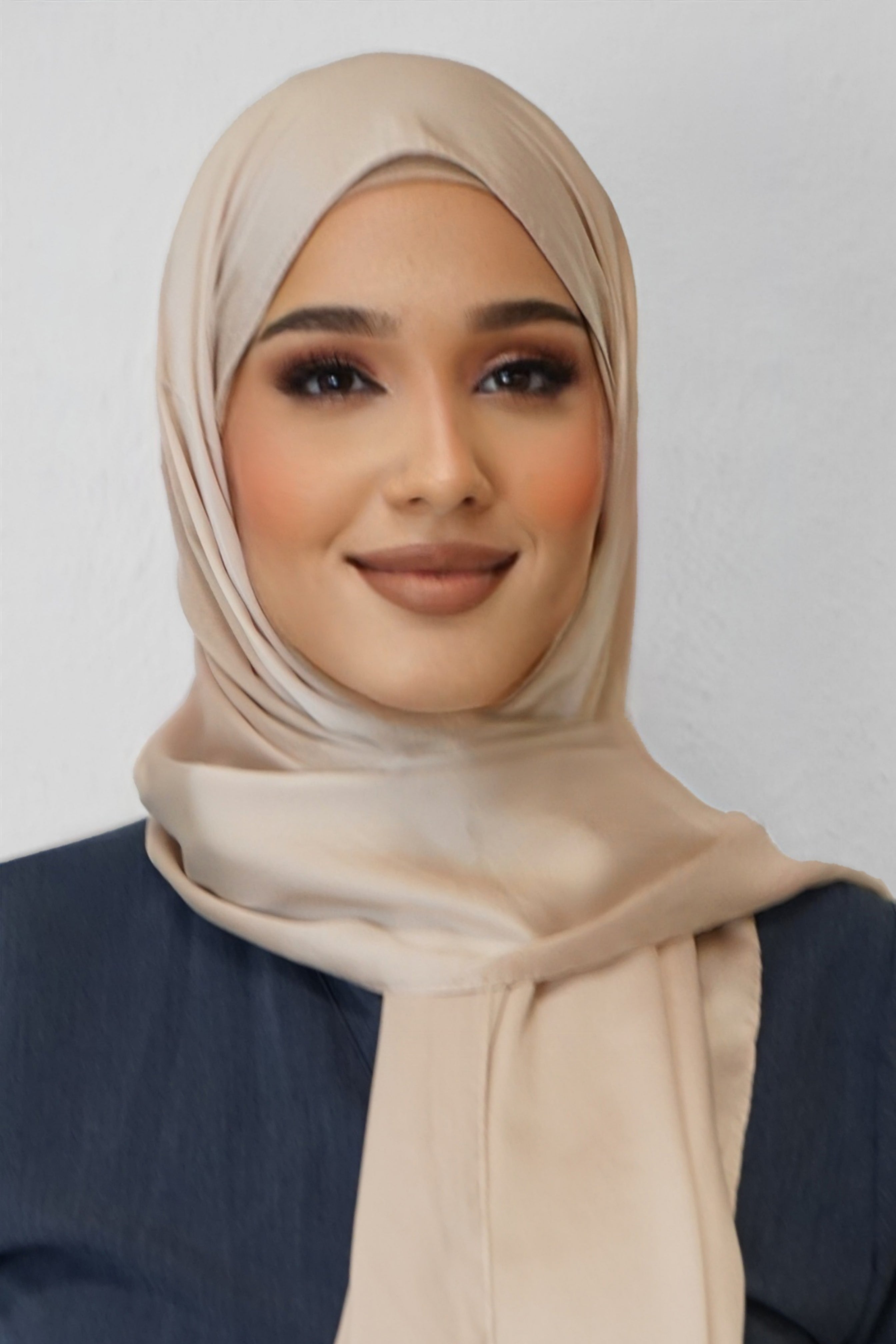Satin Classic Hijab Beige