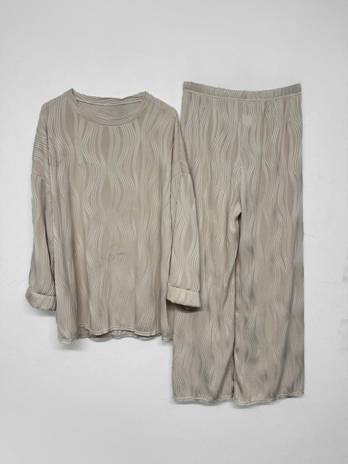 Zweiteiler Hose Erika Beige