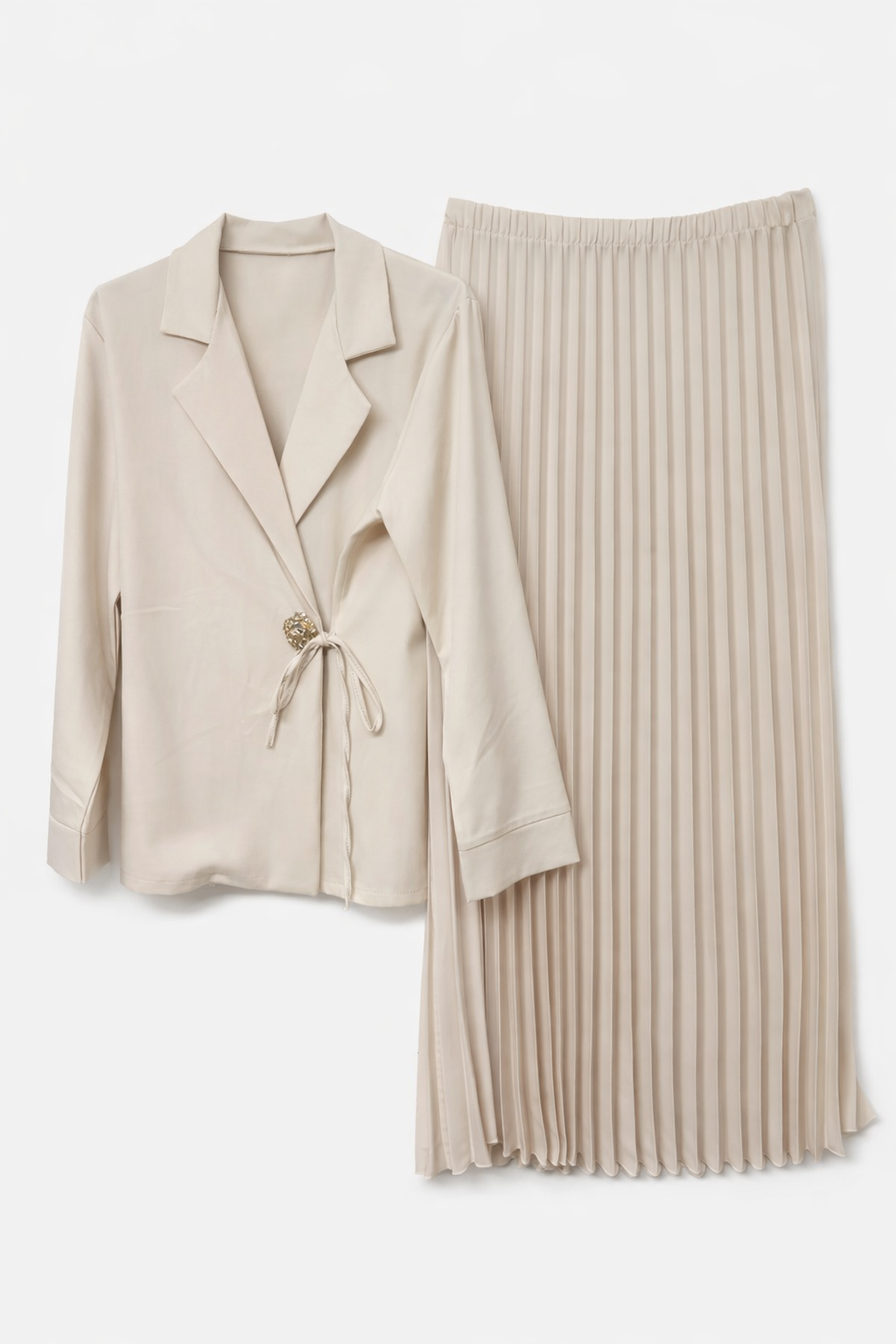 Zwei-Teiler Rock Galadriel Beige