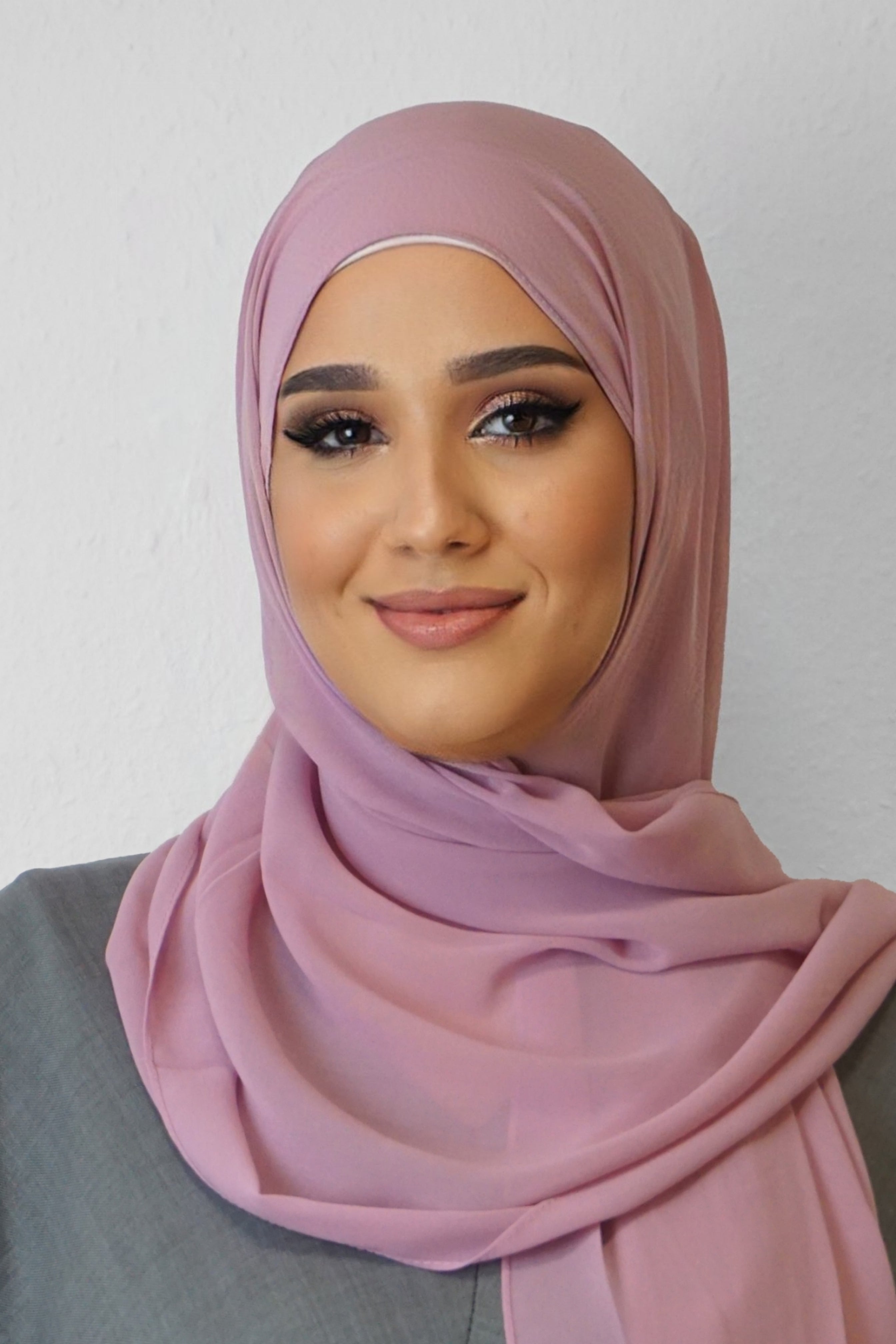 Chiffon Hijab Maira Blush 3