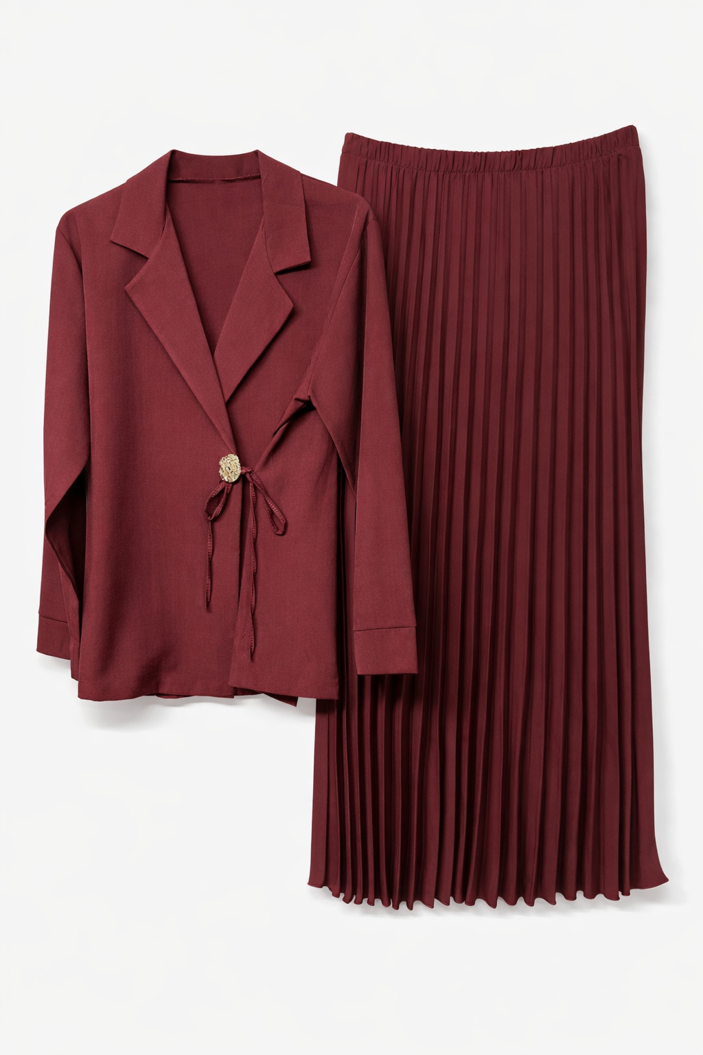 Zwei-Teiler Rock Galadriel Bordeaux