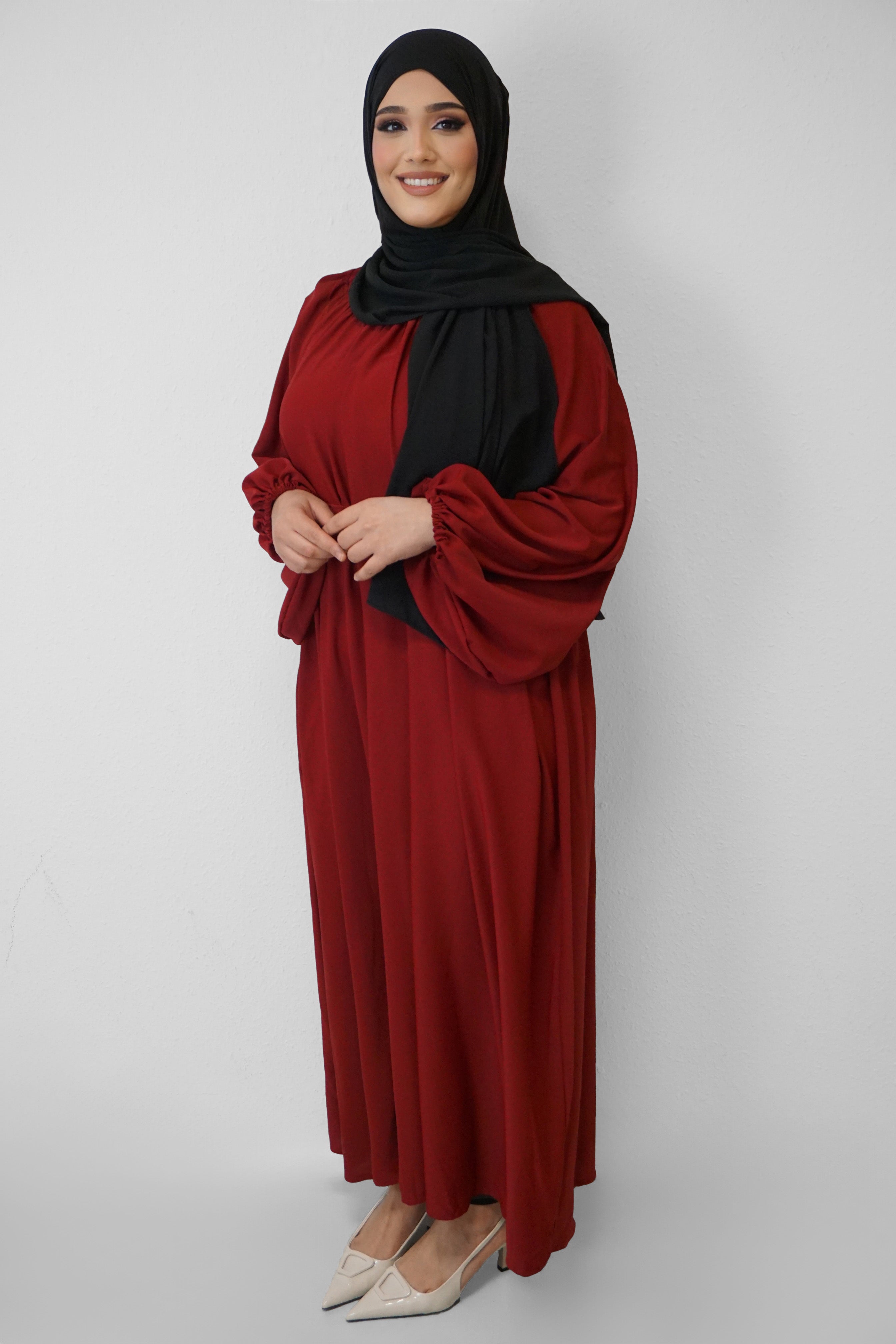 Abaya Canan Bordeaux