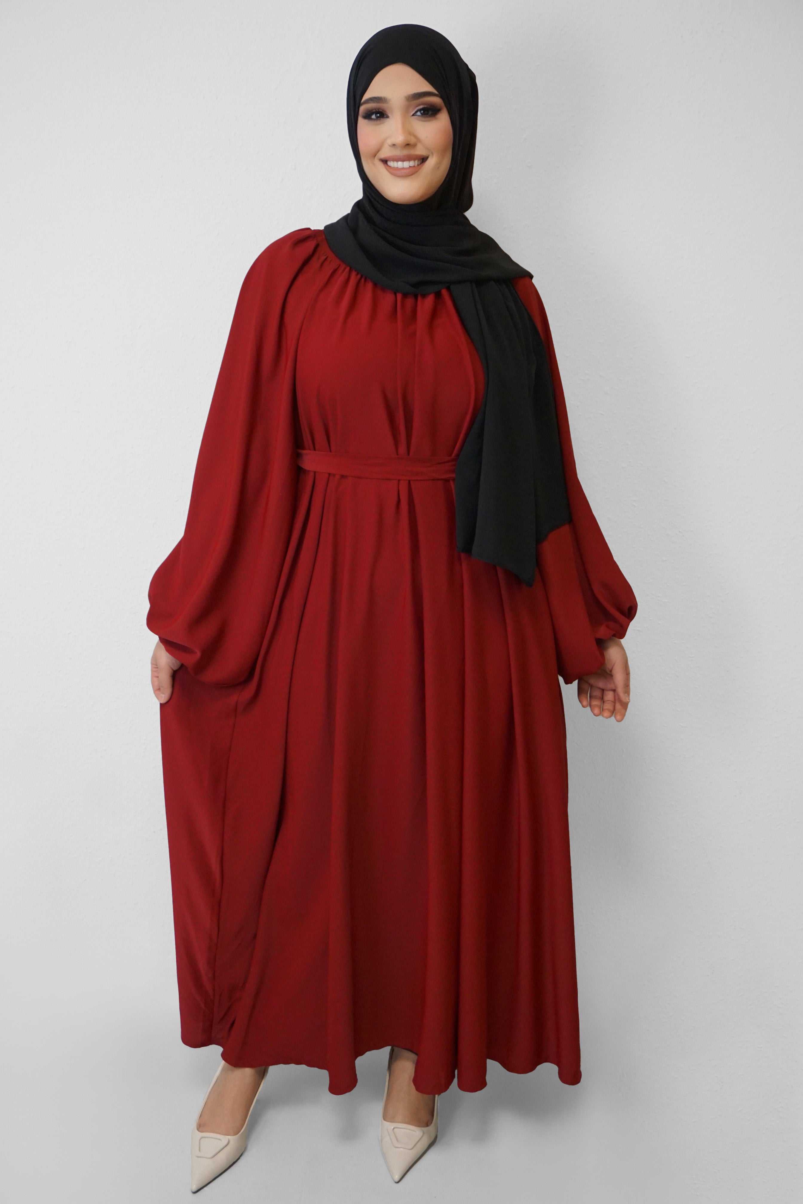 Abaya Canan Bordeaux
