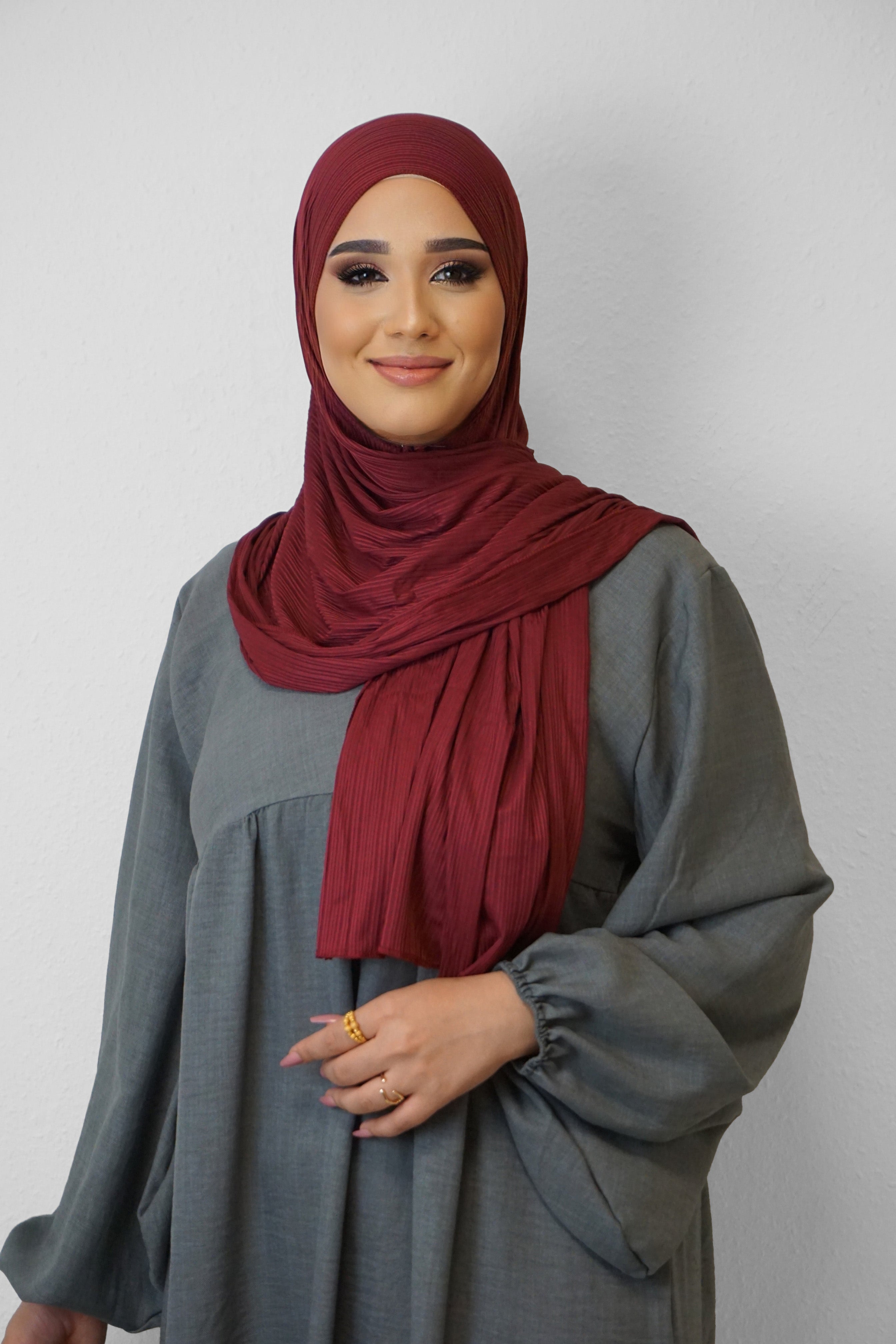 Jersey Ripped Fein Bordeaux