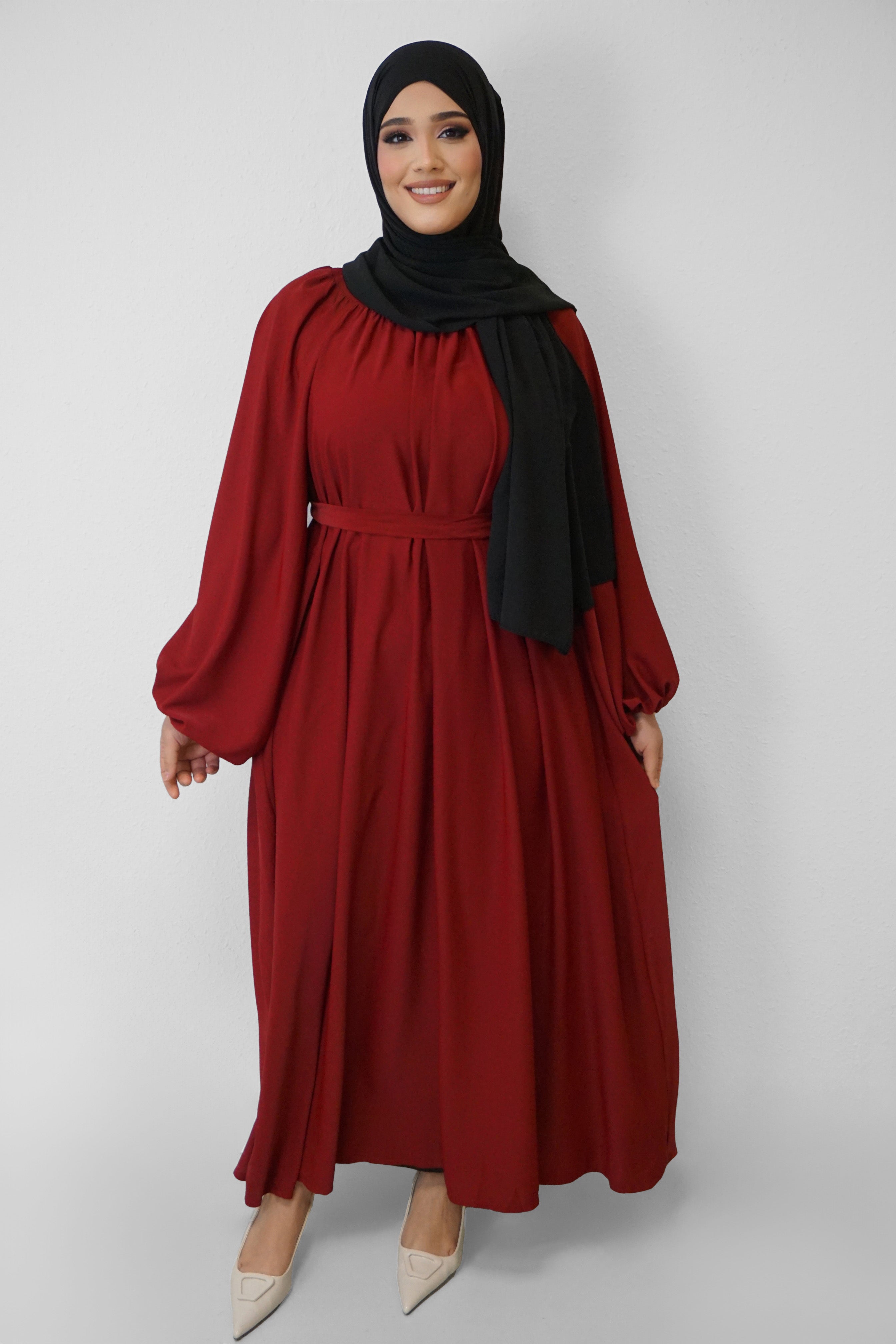 Abaya Canan Bordeaux